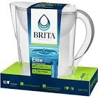 brita large 10 cup pacifica white water filter pitcher withfilter (36515)