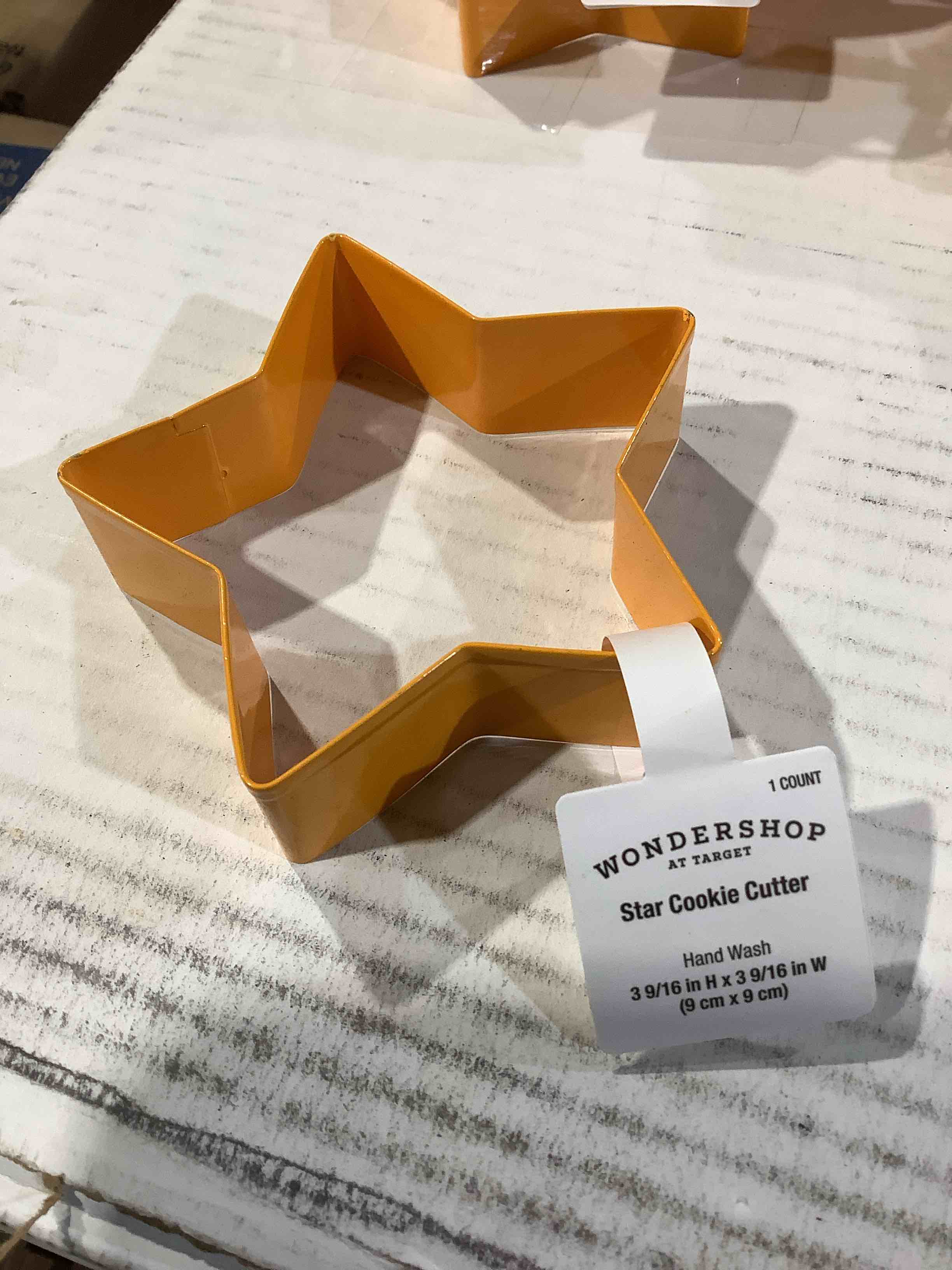 Condition photo showing New/Like New for christmas star cookie cutter orange - wondershop™, 6 count