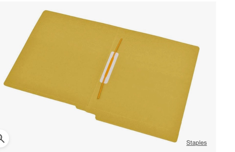 medical arts press reinforced end tab file folder, 100 count