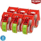 scotch sure start packing tape clear 1.88 in. x 22.2 yd. 6 tape rolls with dispensers