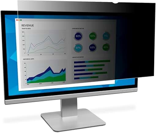 3m pf215w9b 16:9 frameless blackout privacy filter for 21.5 in. widescreen monitor - black
