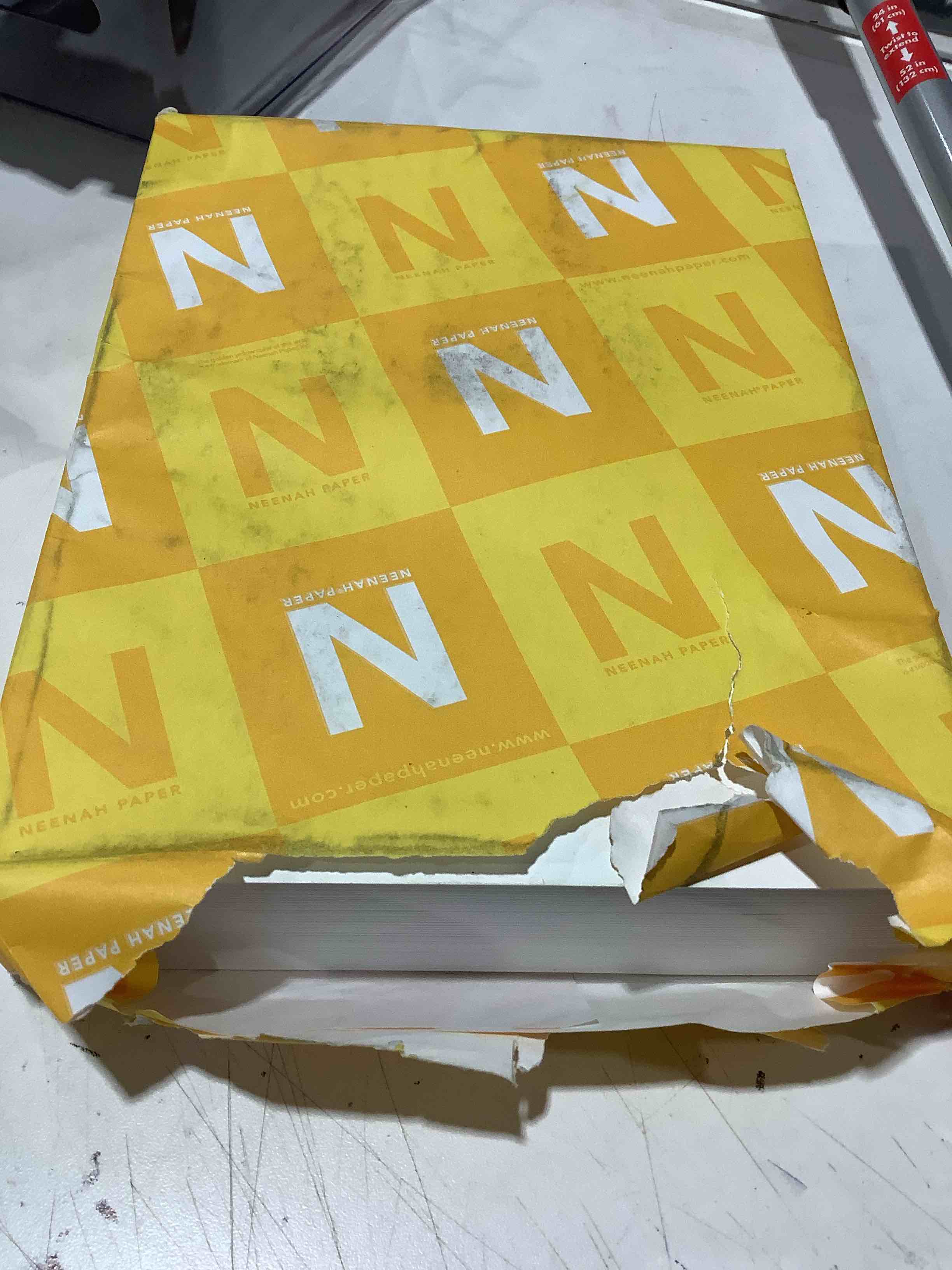 Condition photo showing Good Condition for neenah paper exact index cardstock 90 lb. 94 bright 8 1/2 x 11 white 250 sheets