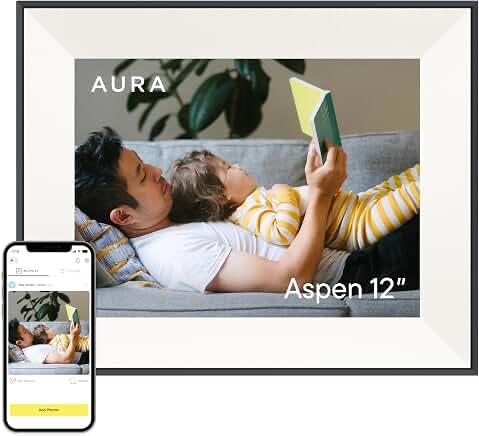 Aspen Aura 12" Digital Picture Frame HD Display