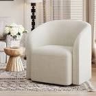 Barrel Beige Upholstery Chair, Atsx1869dc-1lbg-104
