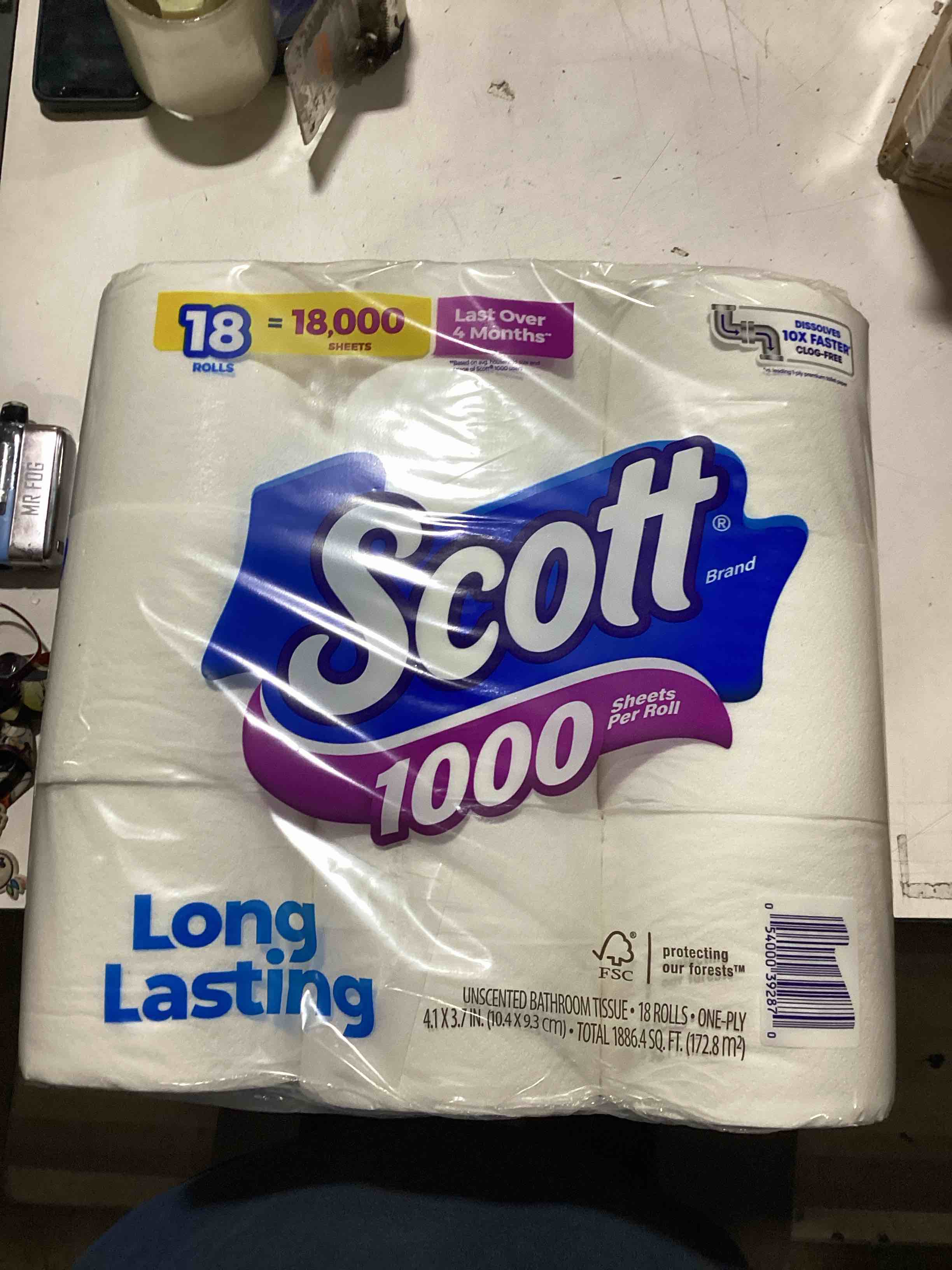 Scott 18 roll toilet paper