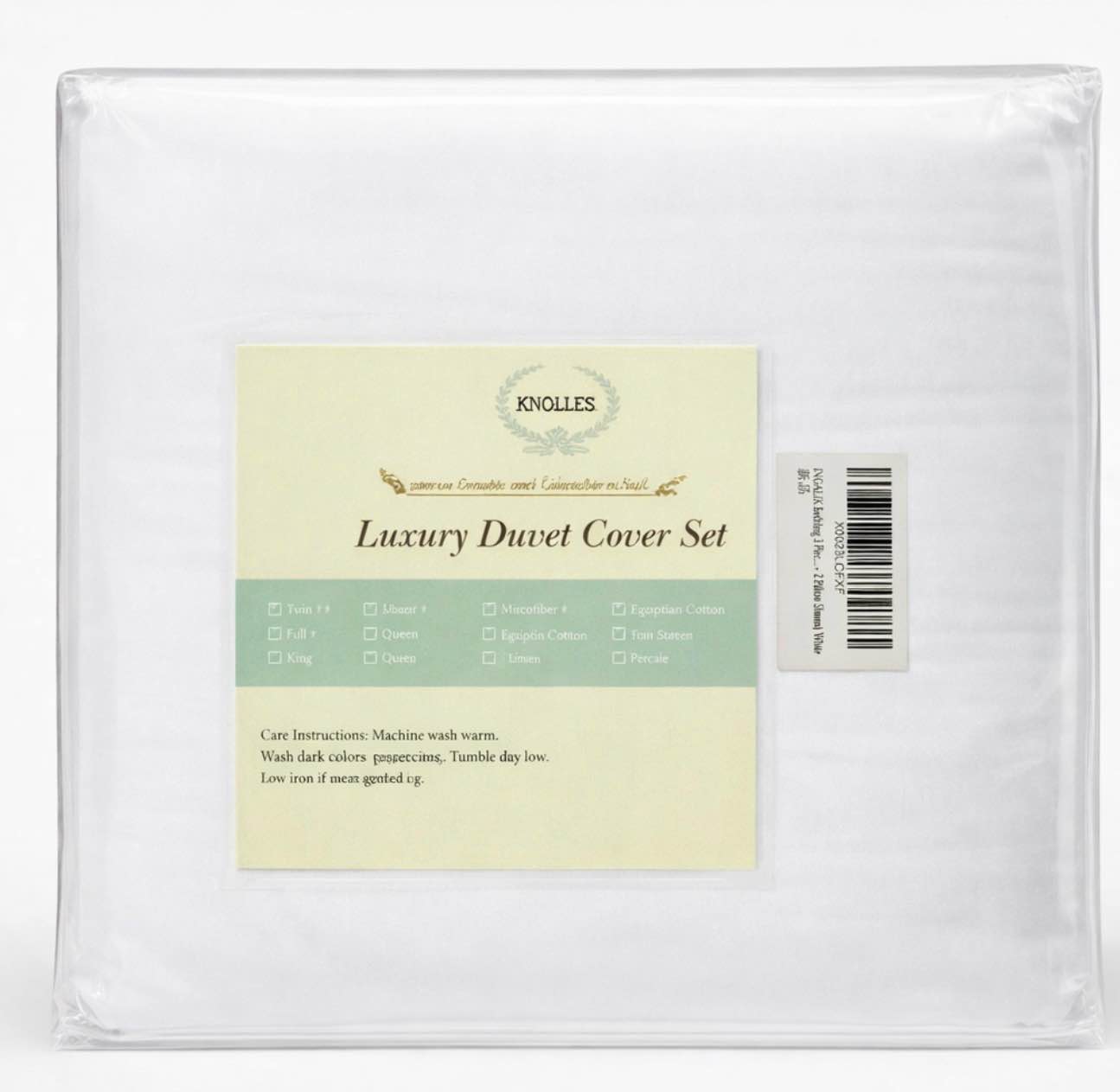 invalid bedding 3 pc plus 2 pillow shams white 