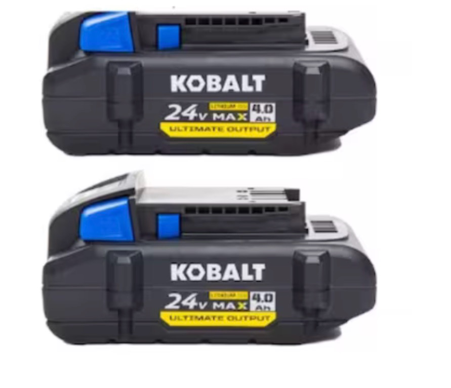 Kobalt 24 -Volt 2 -Pack Lithium-ion ( 4.0 Ah 4.0 Ah Battery )