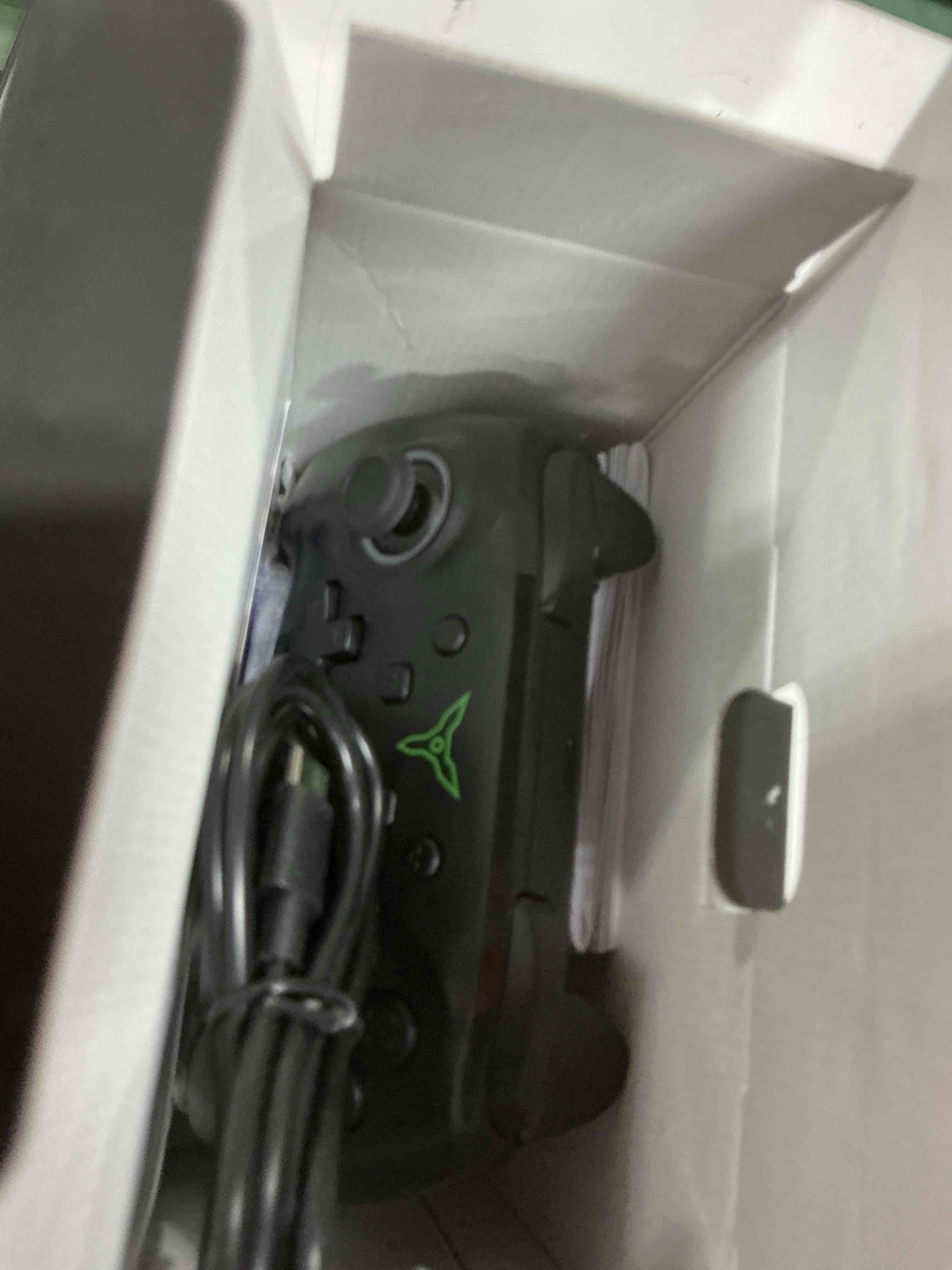 Condition photo showing Good Condition for pc controller, wireless bluetooth controller, 1000mah battery, with hall effect joysticks & triggers, no dead zone, no stick drift, controller for pc, switch, ios and android, cool dynamic light