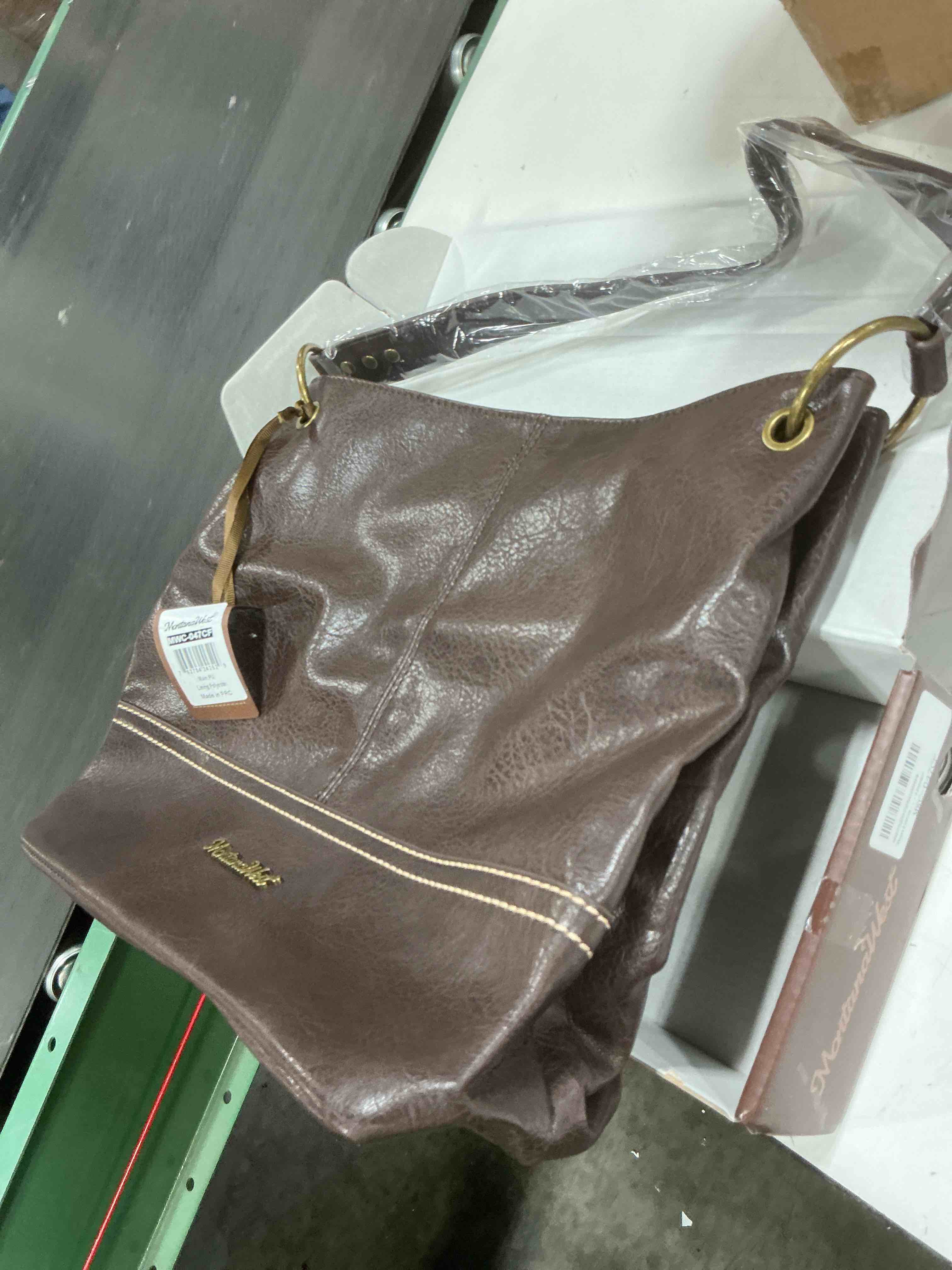 Condition photo showing Good Condition for montana west hobo purses and handbags for women top handle tote bags vegan leather shoulder satchel handbags with zipper