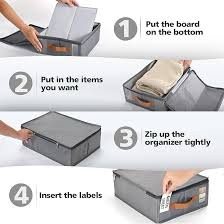 8pack bed sheet organizer, foldable linen closet organizers and storage with sealed design, queen & king size sheet storage with window, closet organizer for bedsheets/blankets/clothes, grey