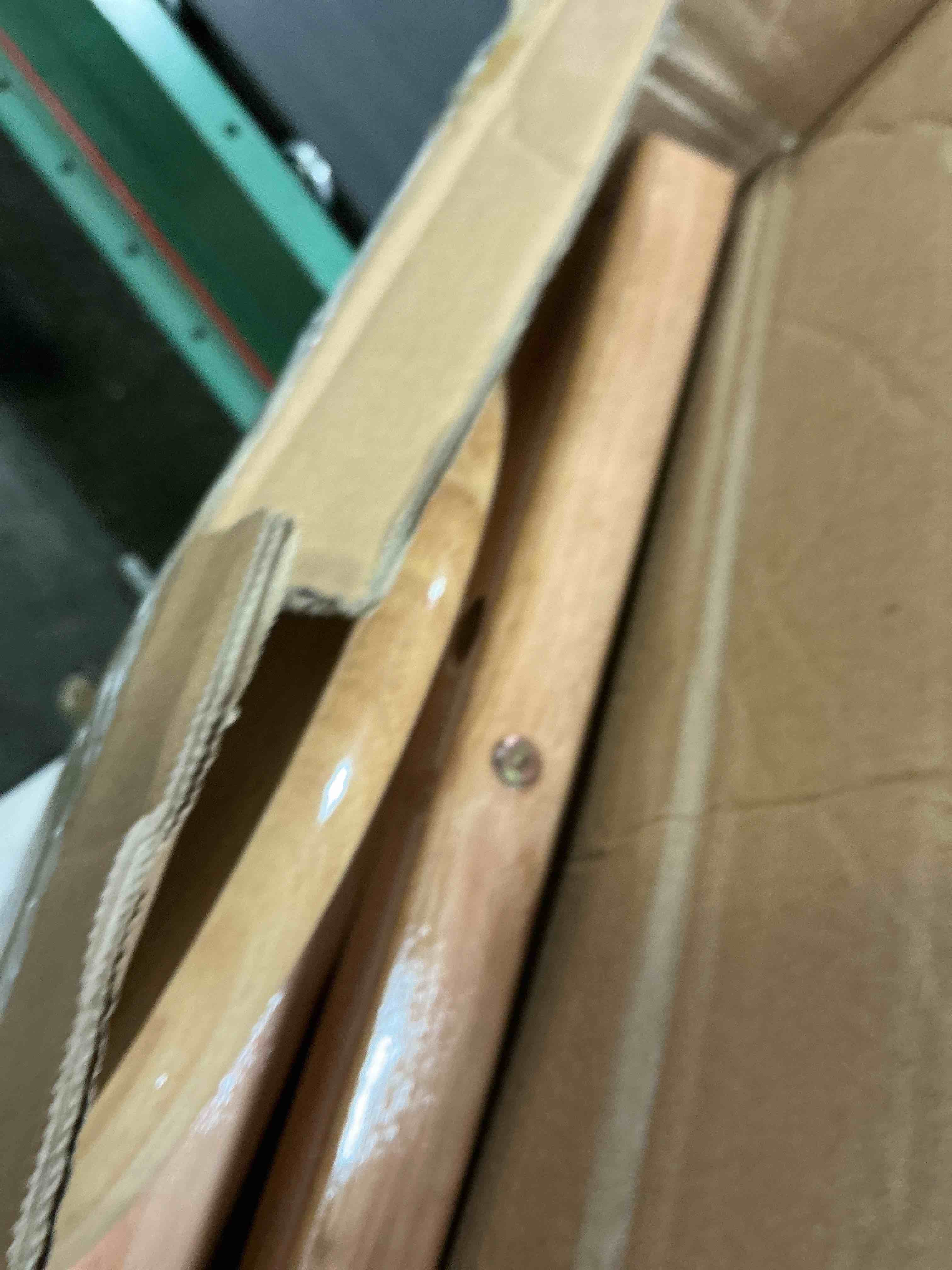 Condition photo showing Good Condition for arrowstone round stool acacia wood, 18" height, 11'' round top, backless, easy assembly, natural wax finish, wooden stool for plant, dining room, kitchen counter, makeup