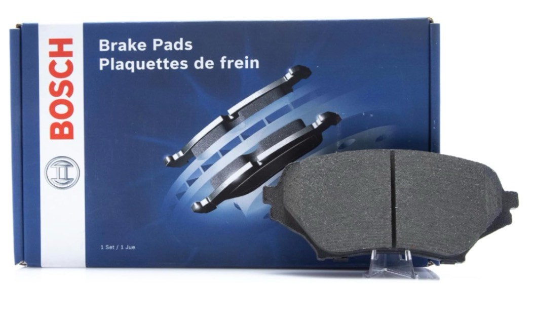 bosch be1800h blue ceramic disc brake pad set with hardware - compatible with select mini cooper; rear
