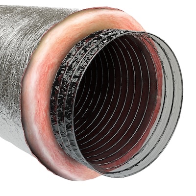 imperial 12.0-in x 25.0-ft polyester insulated flexible duct 6.0 - r