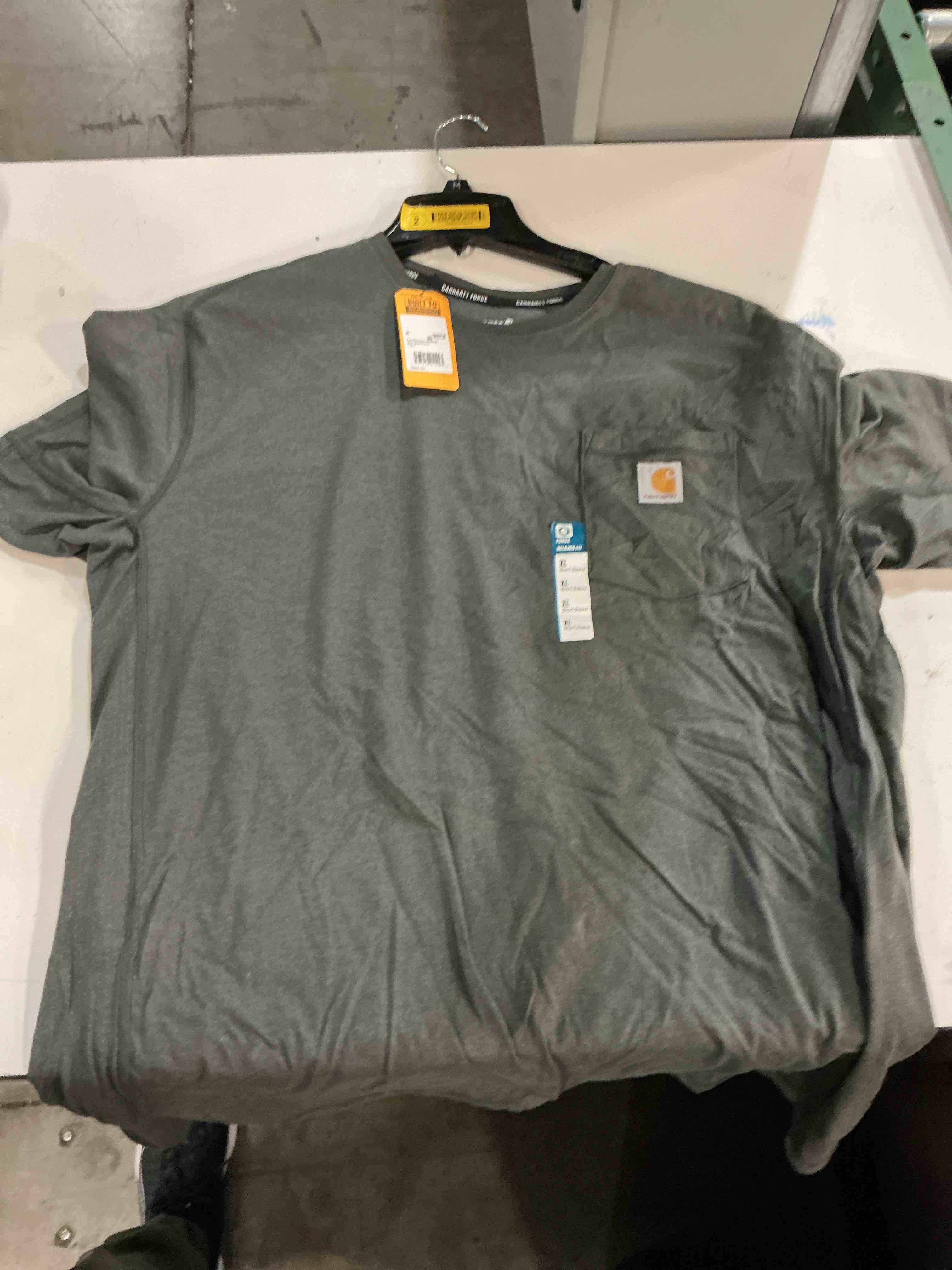 Condition photo showing Good Condition for ((size xl))carhartt men's force relaxed fit midweight short-sleeve pocket t-shirt