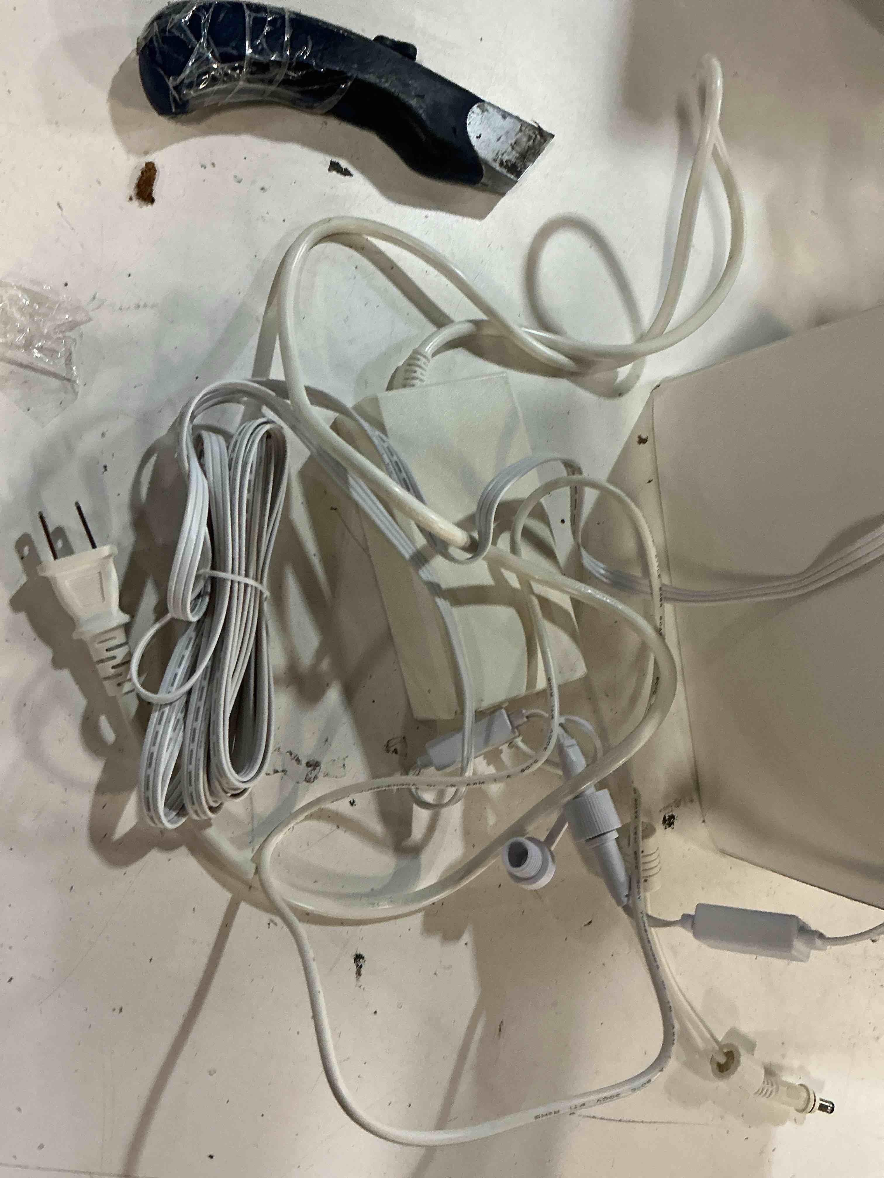 Condition photo showing As Is for eufy by anker permanent outdoor lighting