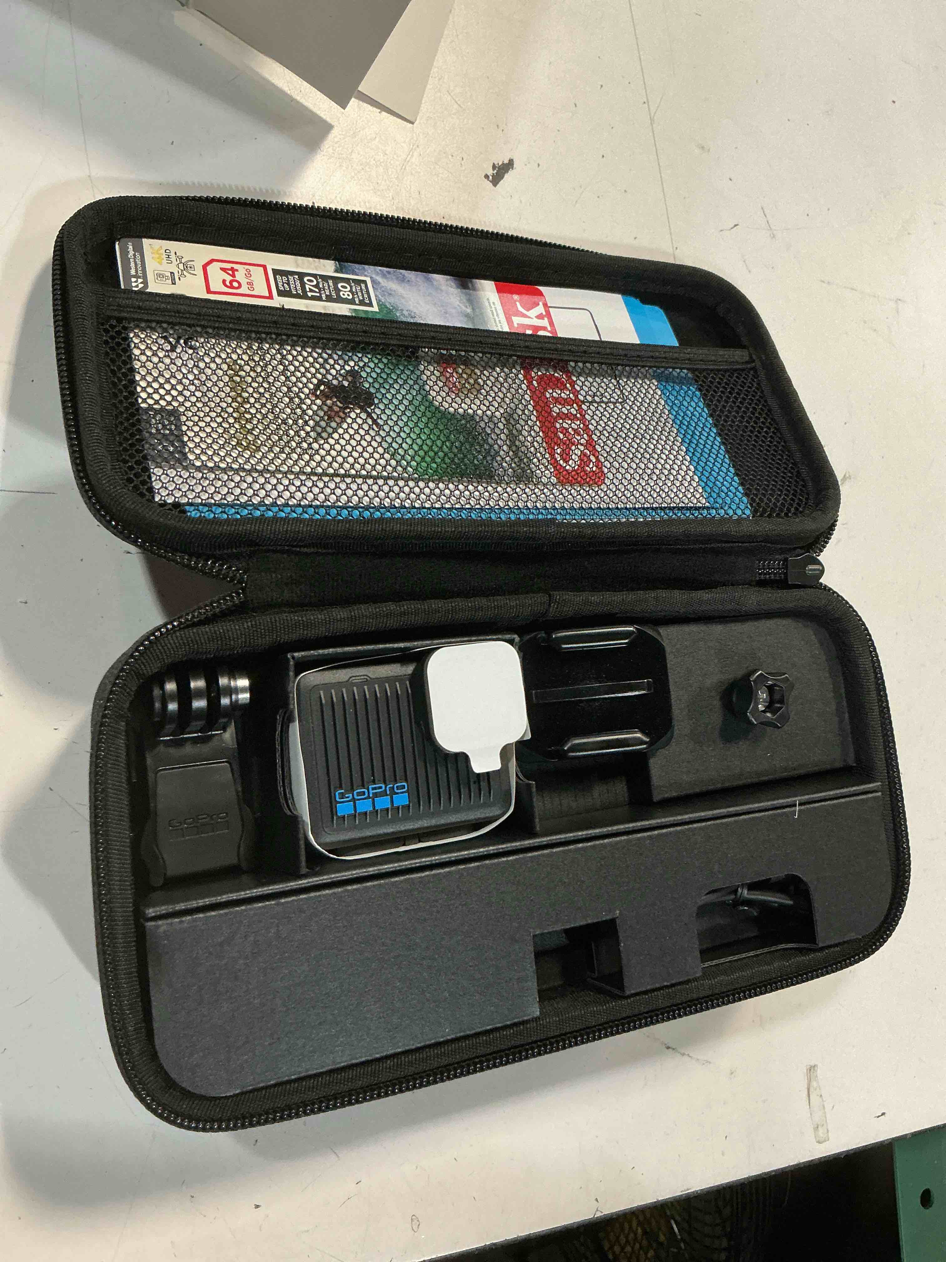 Condition photo showing New/Like New for gopro hero - compact waterproof action camera with 4k ultra hd video, 12mp photo, touch screen