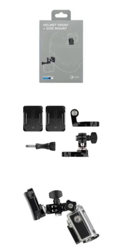GoPro Helmet Front and Side Mount