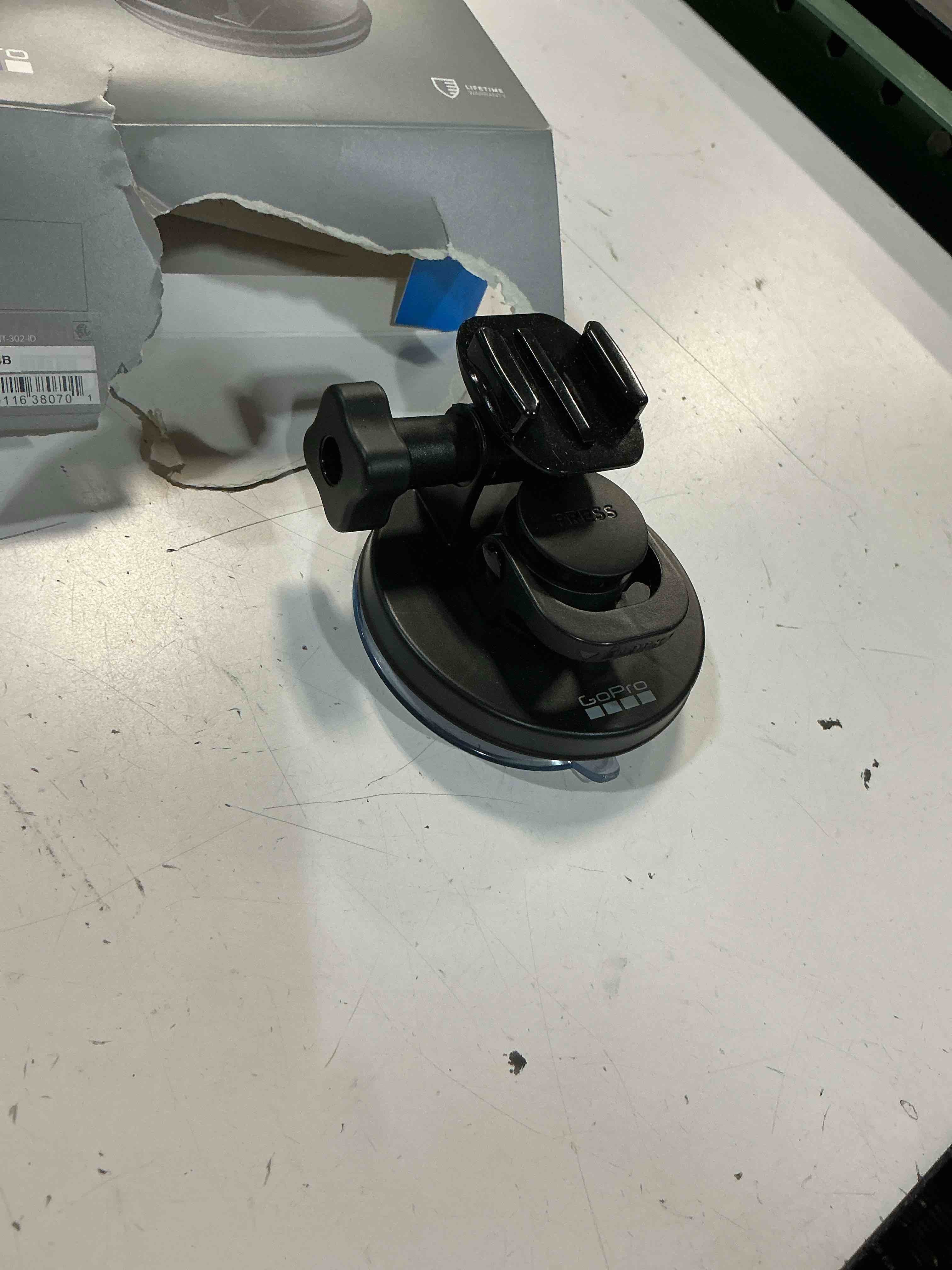 Condition photo showing Good Condition for gopro suction cup mount (gopro official mount), black