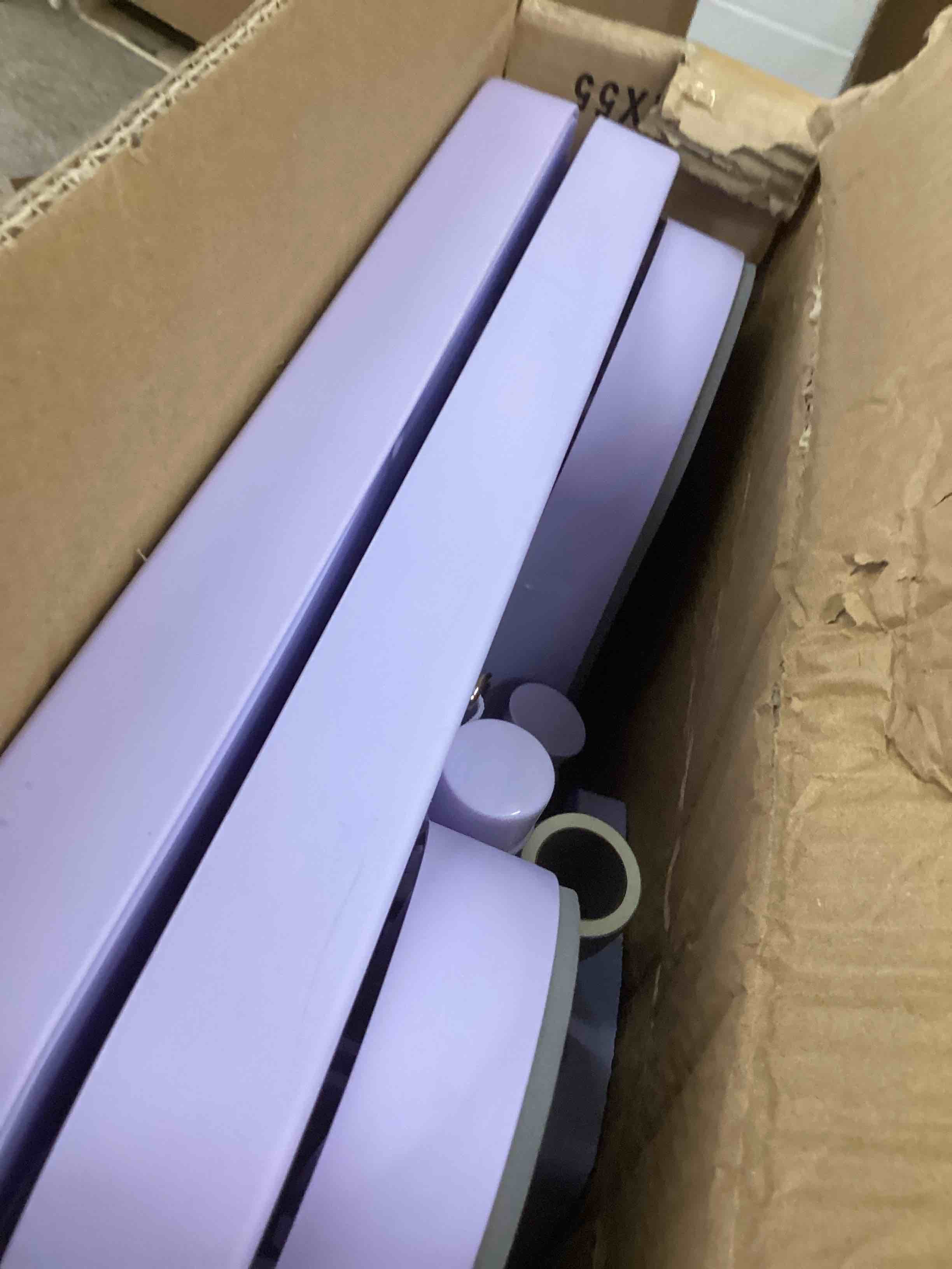 Condition photo showing As Is for 5 in 1 Pilates Board, Foldable Pilates Reformer Set with Resistance Bands, Portable Pilates Sliding Board, Trainer Machine for Home Workout, Ab, Core, Fitness, Exercise Purple
