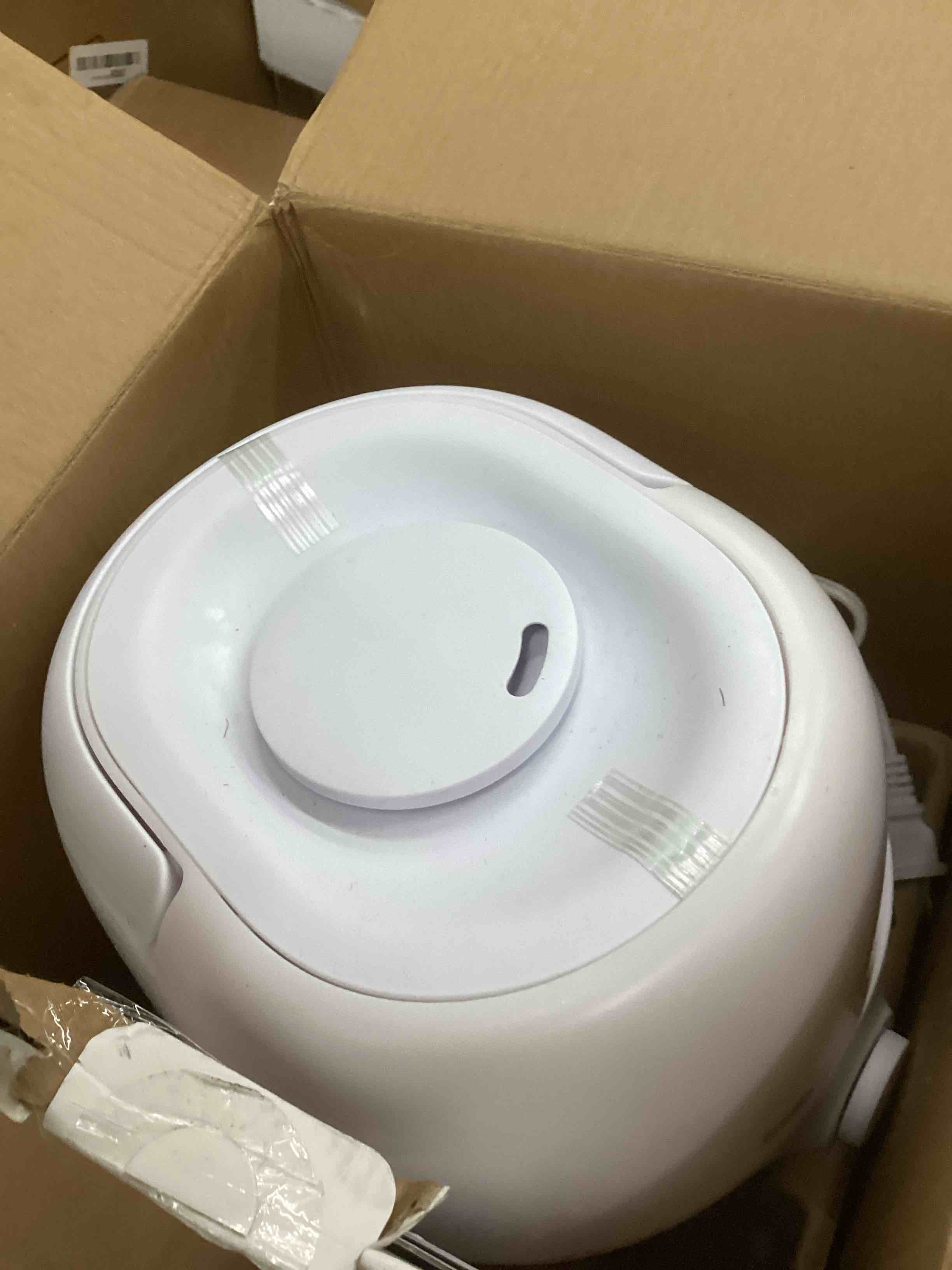 Condition photo showing As Is for Frida Baby 3-in-1 Cool Mist Humidifier for Large Rooms, Top Fill Humidifier for Bedroom, Allergy Relief, 60 Hour Runtime + Nightlight, Auto Shut-Off, Quiet, Carry Handle, Essential Oil Diffuser