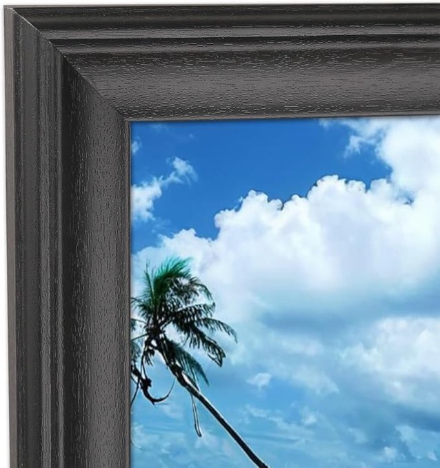 panoramic photo frame black solid wood picture frame 