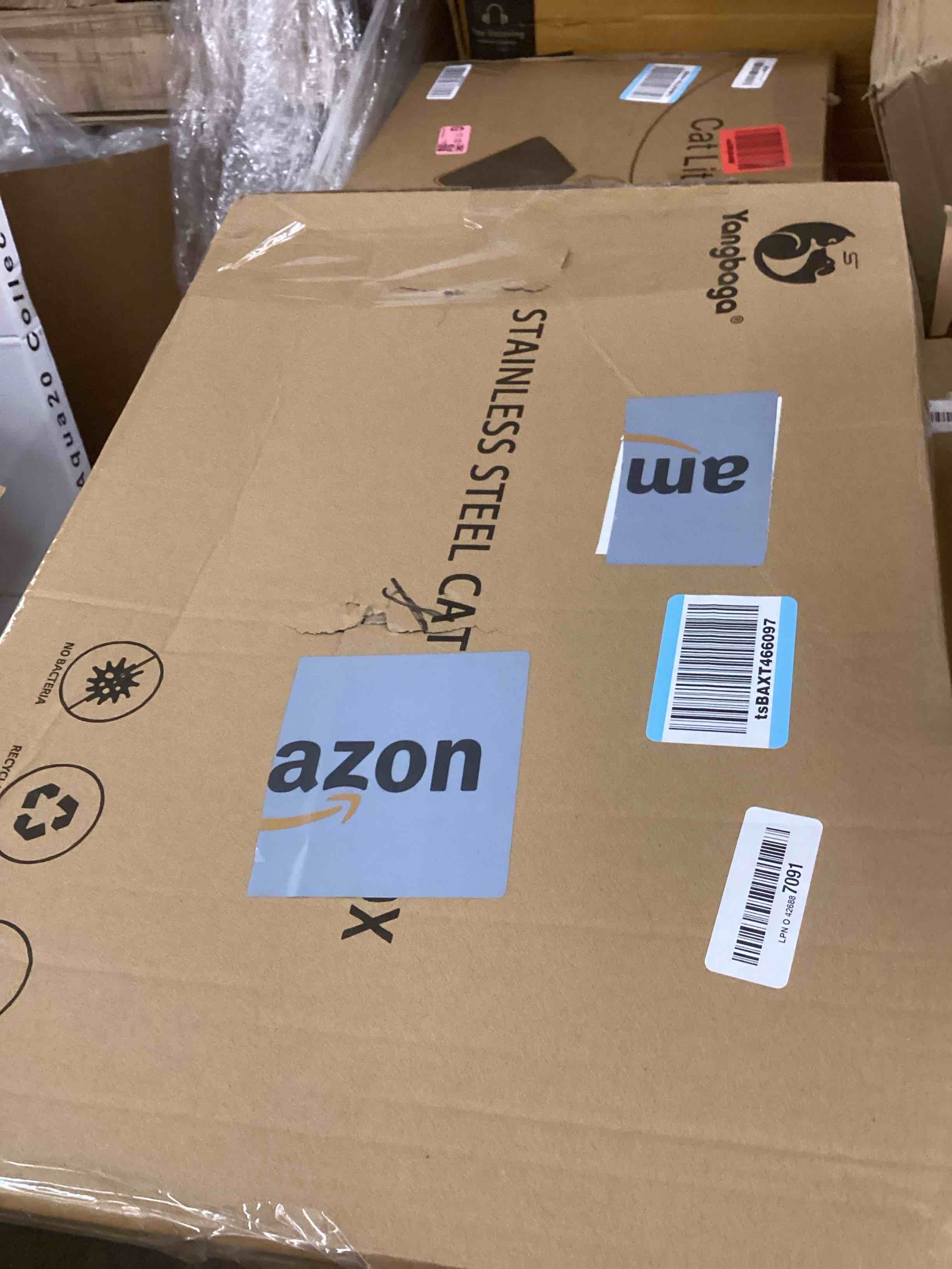 Condition photo showing New/Like New for Yangbaga Stainless Steel Reusable Litter Tray, Compatible with Petsafe Scoop-Free Self-Cleaning Litter Box, Efficient Poop Collecting Design, Odor Control & Rust-Proof, Money-Saving Litter Box