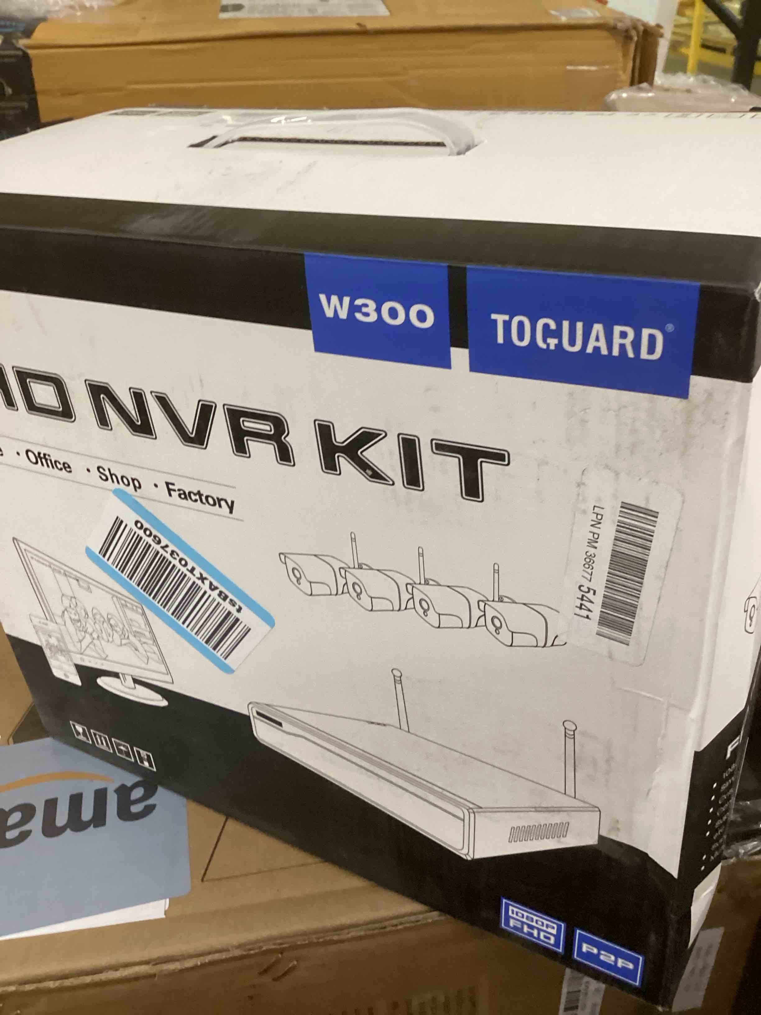 Condition photo showing New/Like New for Wireless Security Camera System with 8CH 4K NVR (500GB HDD Pre-Installed) & 4X 2MP Night Vision WiFi Cameras - Expandable to 8 Cameras, Indoor/Outdoor Security, Motion Alerts, H.265+ 4 Camera + NVR + 500GB