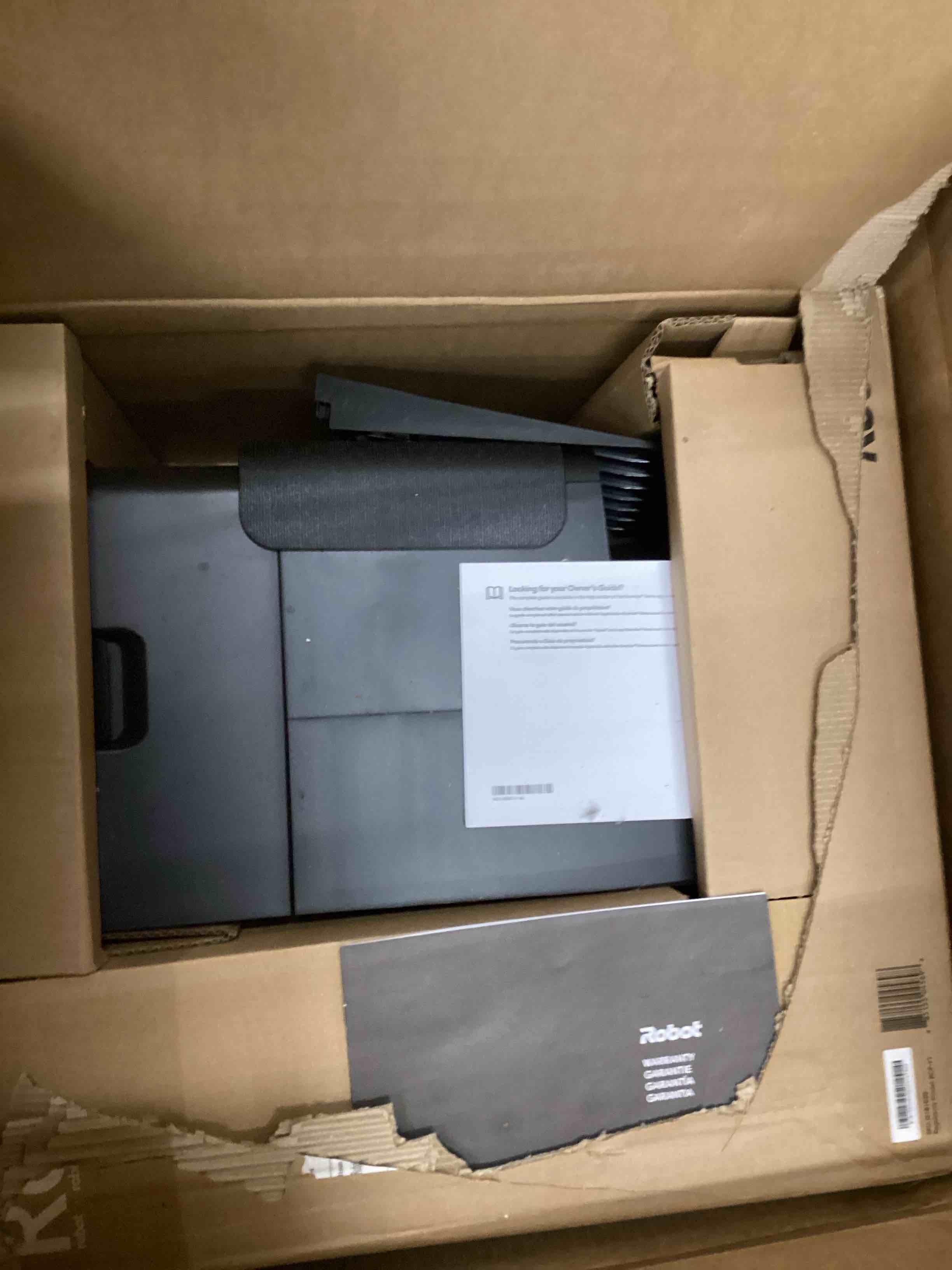 Condition photo showing As Is for iRobot Roomba Plus 405 (G181) 2in1 Vacuum & Mop Robot with AutoWash Dock - Dual Spinning, Smart & Fast Mapping, Ideal for Pet Hair, Self-Empties 75 Days, Intense Suction, Pad Washing & Drying