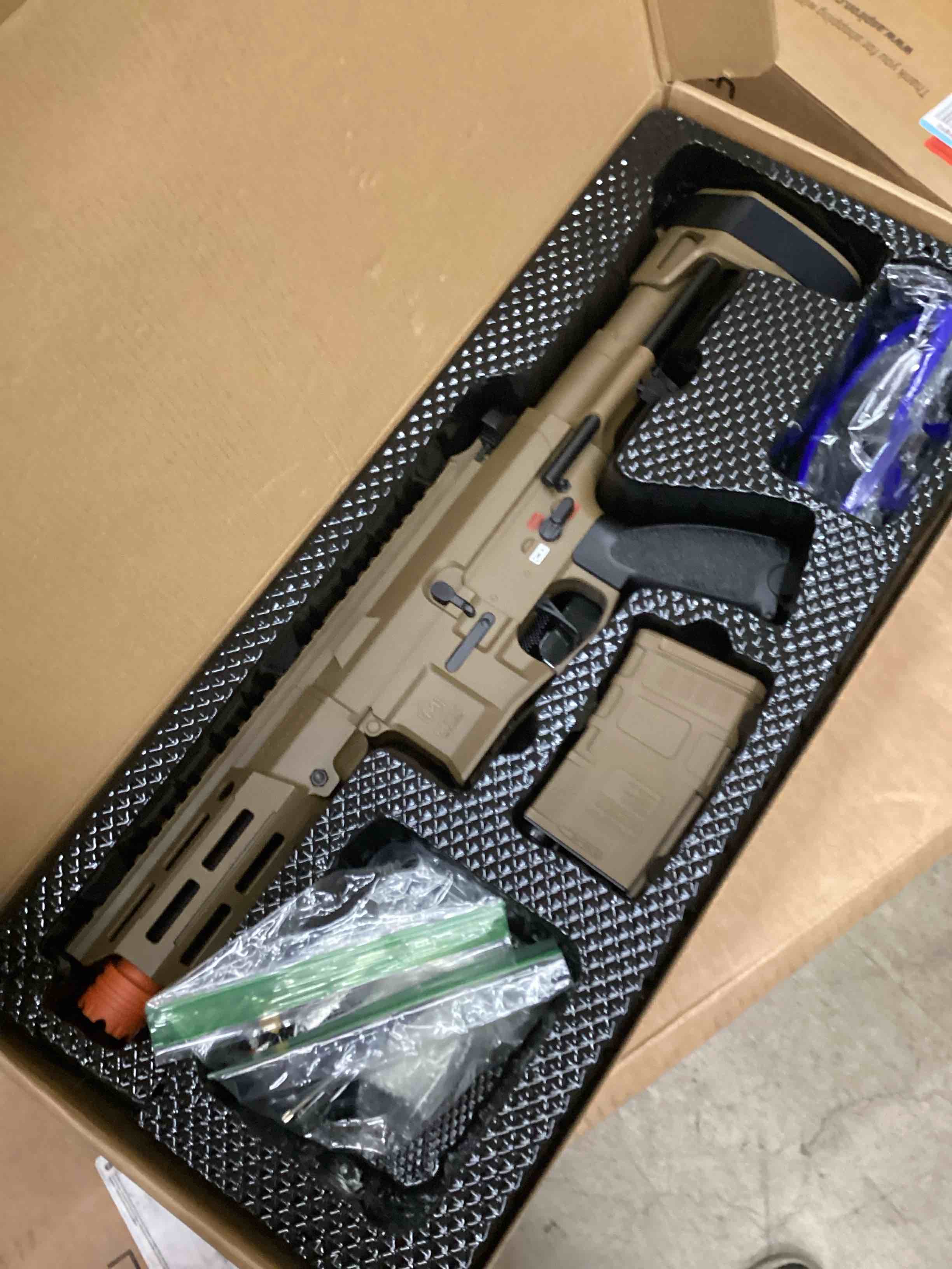 Condition photo showing Good Condition for EMERBU Pro-Grade Splat Gel Orby Blaster PDX Upgraded by EMERBU - Metal and Nylon Body - 11.1V High Power - Metal Gearset - High Speed Motor - for Ages 15+ Adults(Tan)