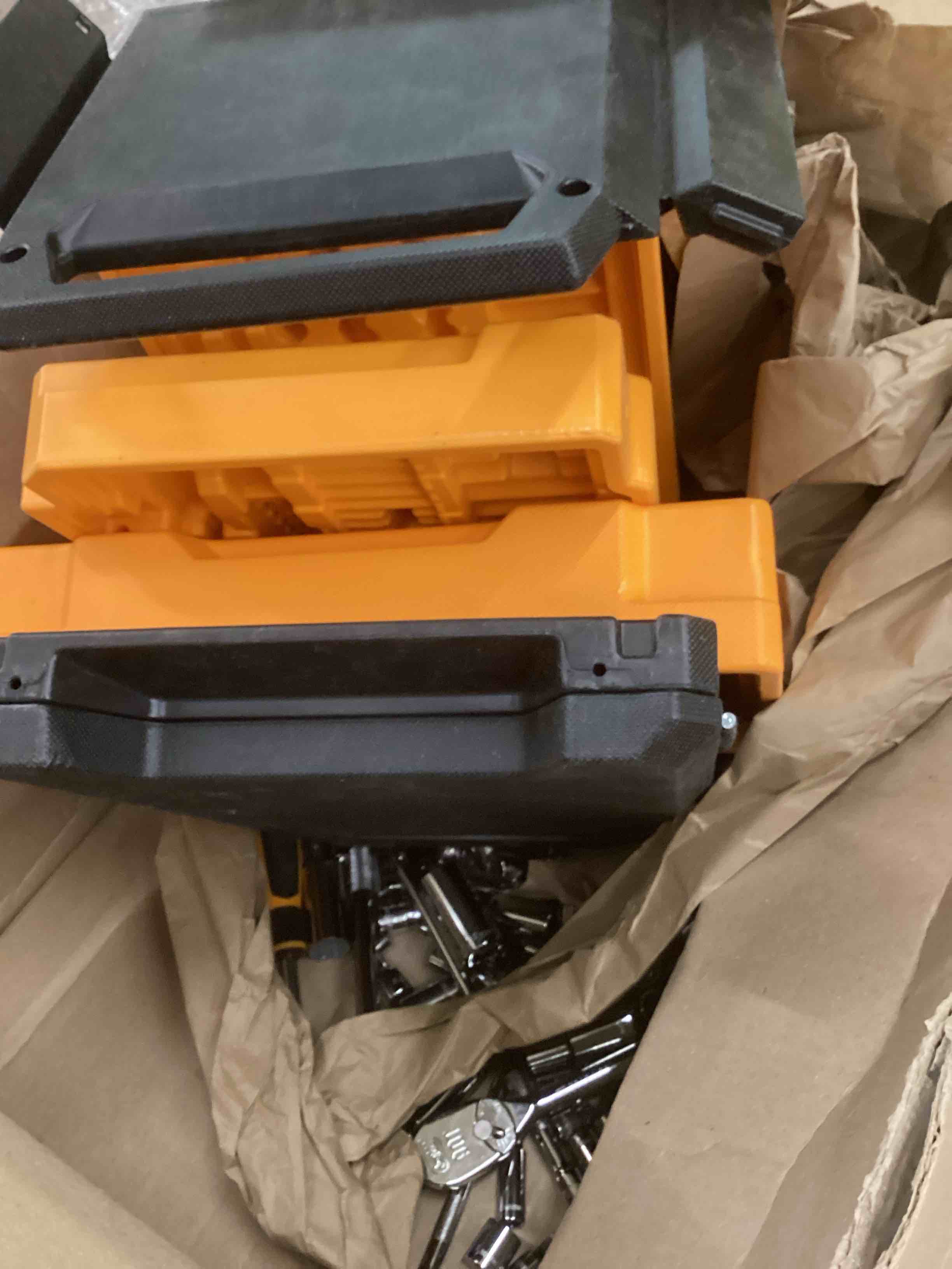 Condition photo showing As Is for GEARWRENCH 243 Pc. 12 Pt. Mechanics Tool Set in 3 Drawer Storage Box - 80972