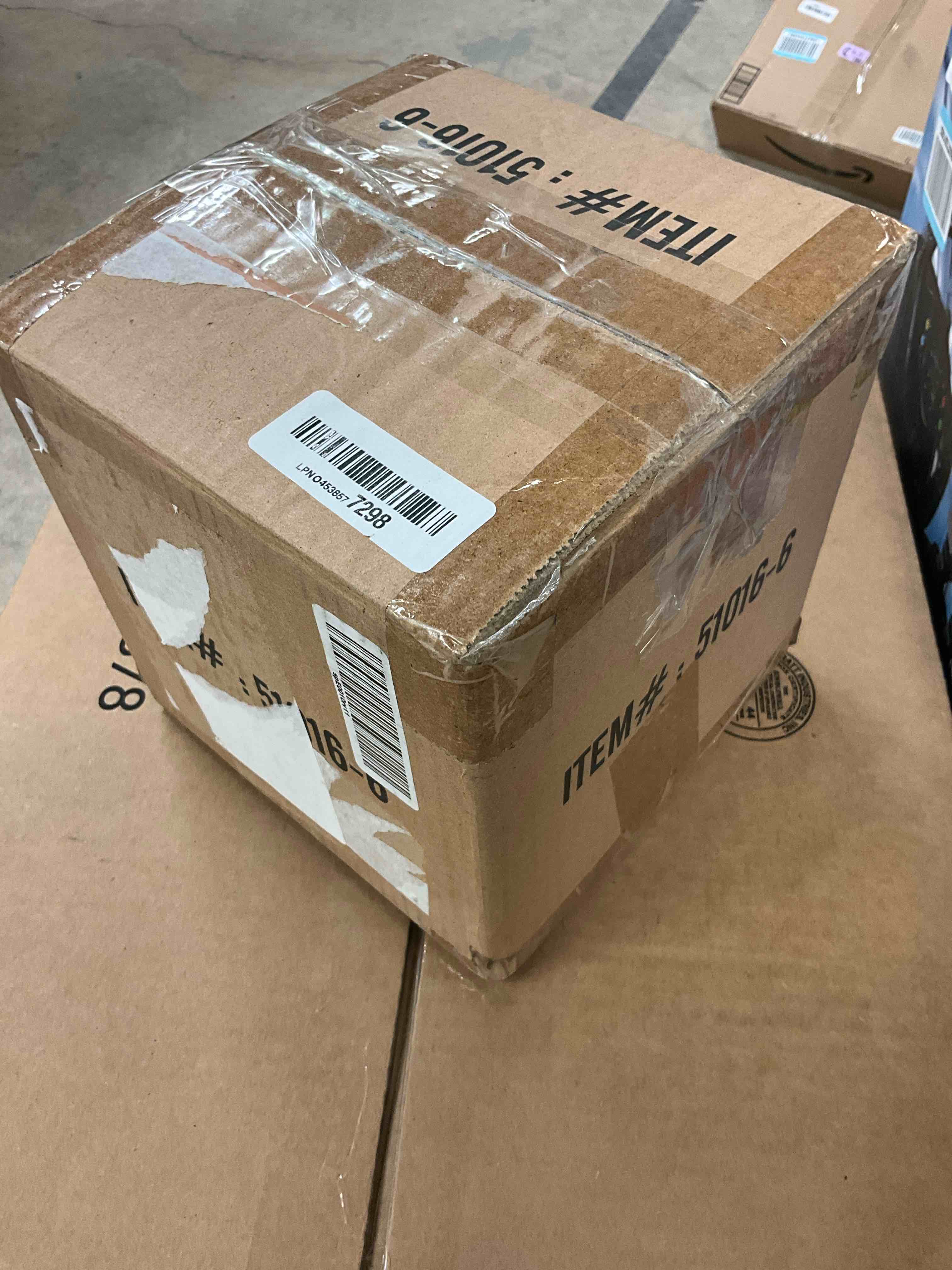 Condition photo showing Good Condition for Aspen Creative 51016-6, Empire Clip-On Chandelier Lamp Shade, White & Black, 3" Top X 4" Bottom X 4" Slant Height, Set of 6