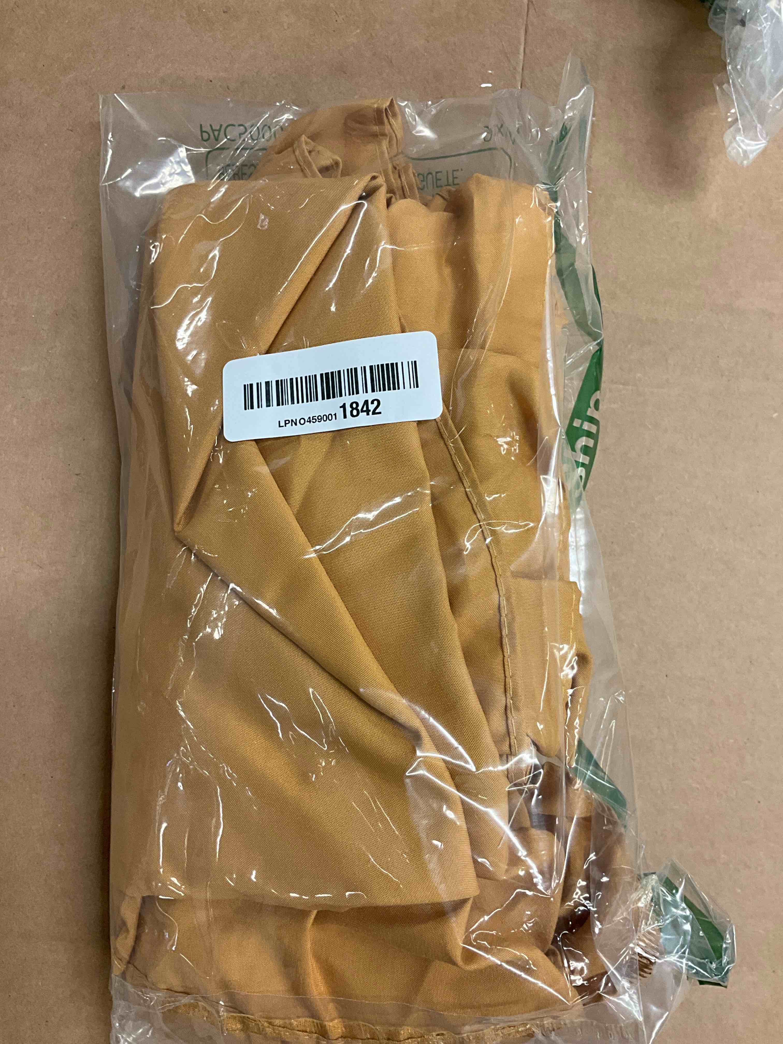 Condition photo showing New/Like New for Merryword Mustard Yellow Pillowcases QueenPillowcases Set of 2 Ruffle Pillow Shams Cute Pillow Covers Solid Ruffled Fringe Design Yellow Shabby Chic Pillowcases 2 Pack Queen (20''x30'') Mustard Yellow