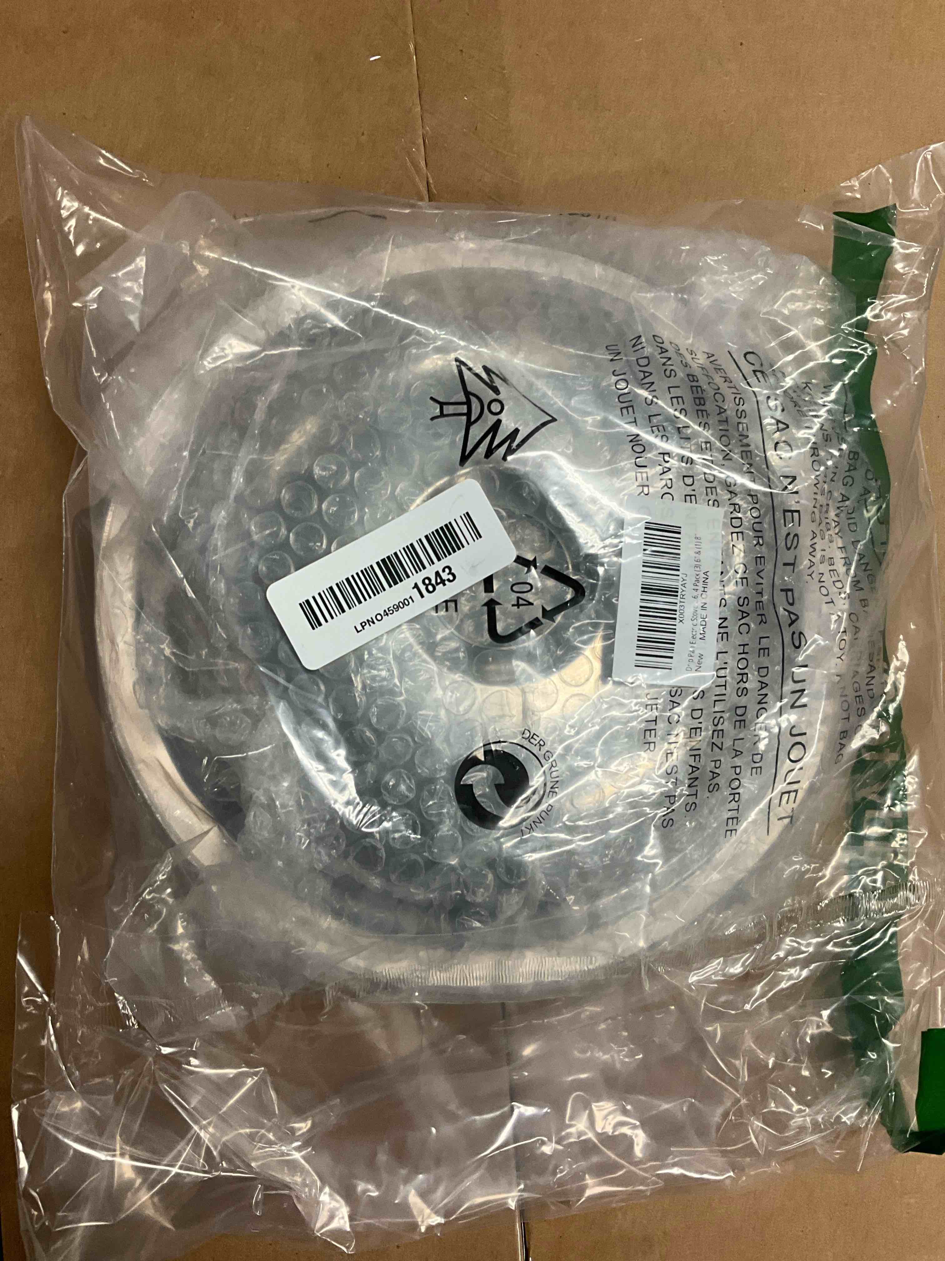 Condition photo showing Good Condition for Drip Pan Electric Stove Burner Covers for Whirlpool W10278125 W10196405 W10196406, 4 Pack (3) 6" & (1) 8" for Whirlpool(3x6" and 1x8")