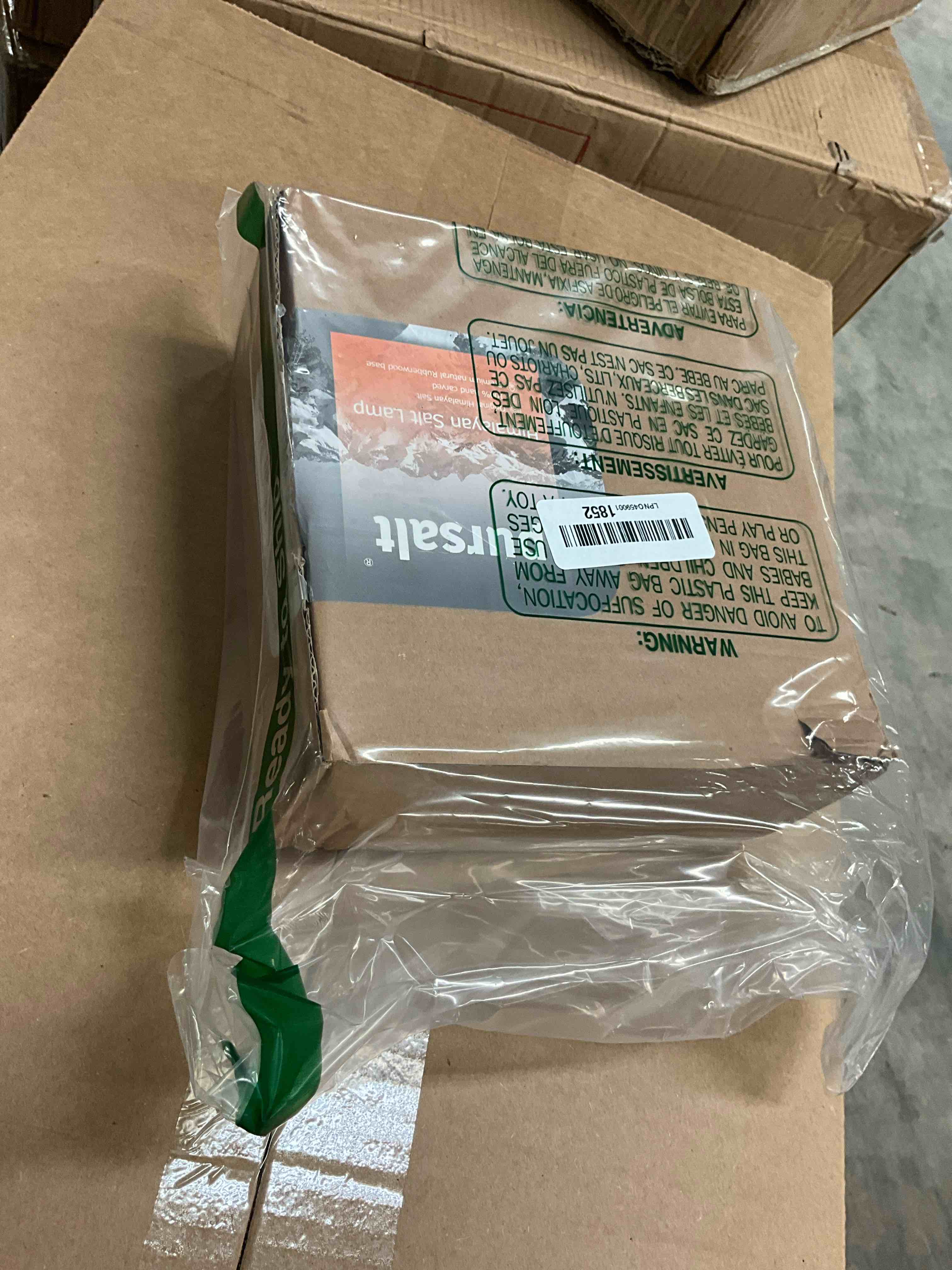 Condition photo showing New/Like New for Himalayan Salt Lamp Plug in Night Light 2 Pack, 360 Degree Adjustable Wall Plug & Extra 4 Replacement Bulbs Bathroom Bedroom Night Light, Pink Crystal Rock Salt Hand Crafted Cylinder Size