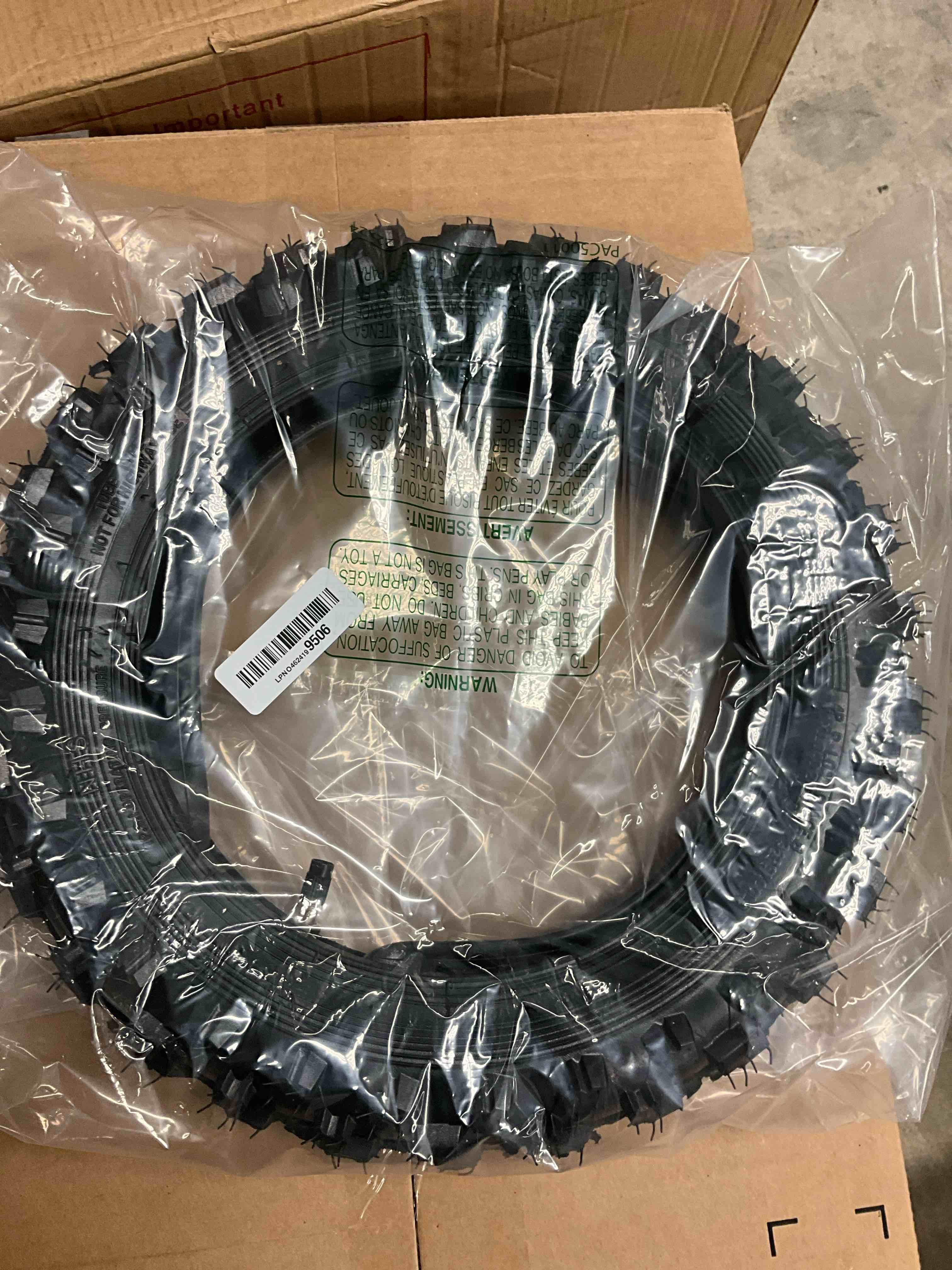 Condition photo showing New/Like New for 2.5-10" Off-Road Tire and Inner Tube Set - Dirt Bike Tire with 10-Inch Rim and 2.5/2.75-10 Dirt Bike Inner Tube Replacement Compatible with Honda CRF50/XR50, Suzuki DRZ70/JR50, and Yamaha PW50