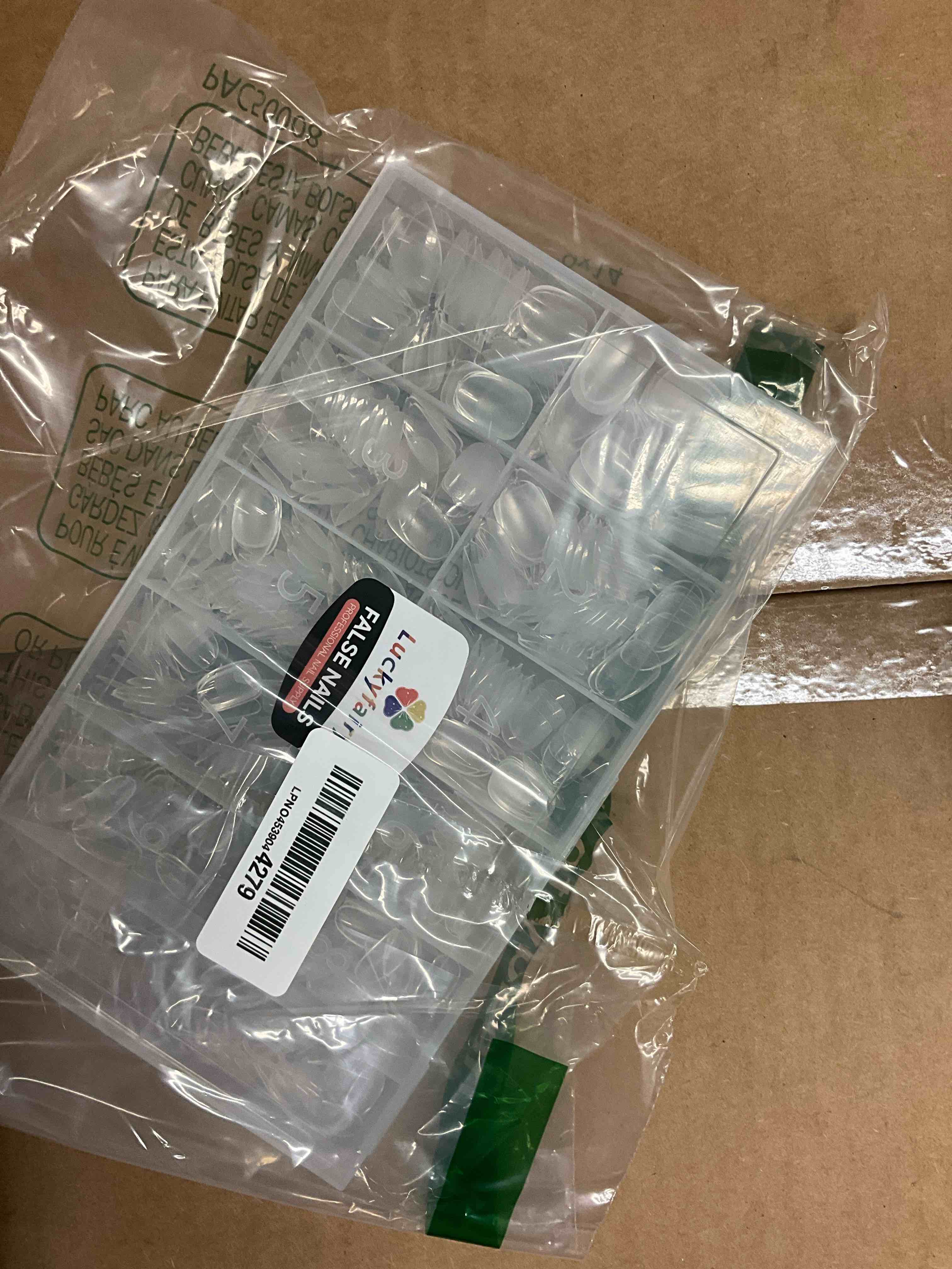 Condition photo showing New/Like New for Short Oval Round Nail Tips: 504Pcs Tri-Layer Core Soft Gel Short Nail Tips Pre-shaped Oval Shape Half Matte Full Cover No Filed Clear Press on Nails Extension DIY Salon 12 Sizes B-Short Oval