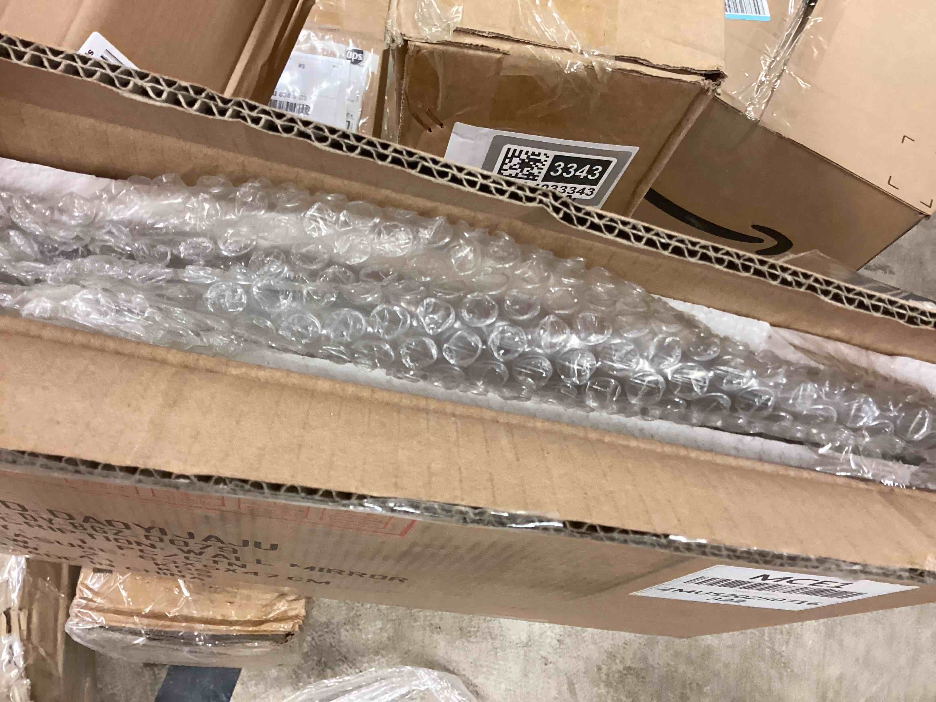 Condition photo showing Good Condition for Irregular Wall Mirror, 21"x14" Asymmetrical Mirrors, Modern Frameless Mirror for Wall, Unique Shaped Mirrors for Living Room Bathroom Bedroom Hallway Entryway Fireplace 21"L x 14"W Black