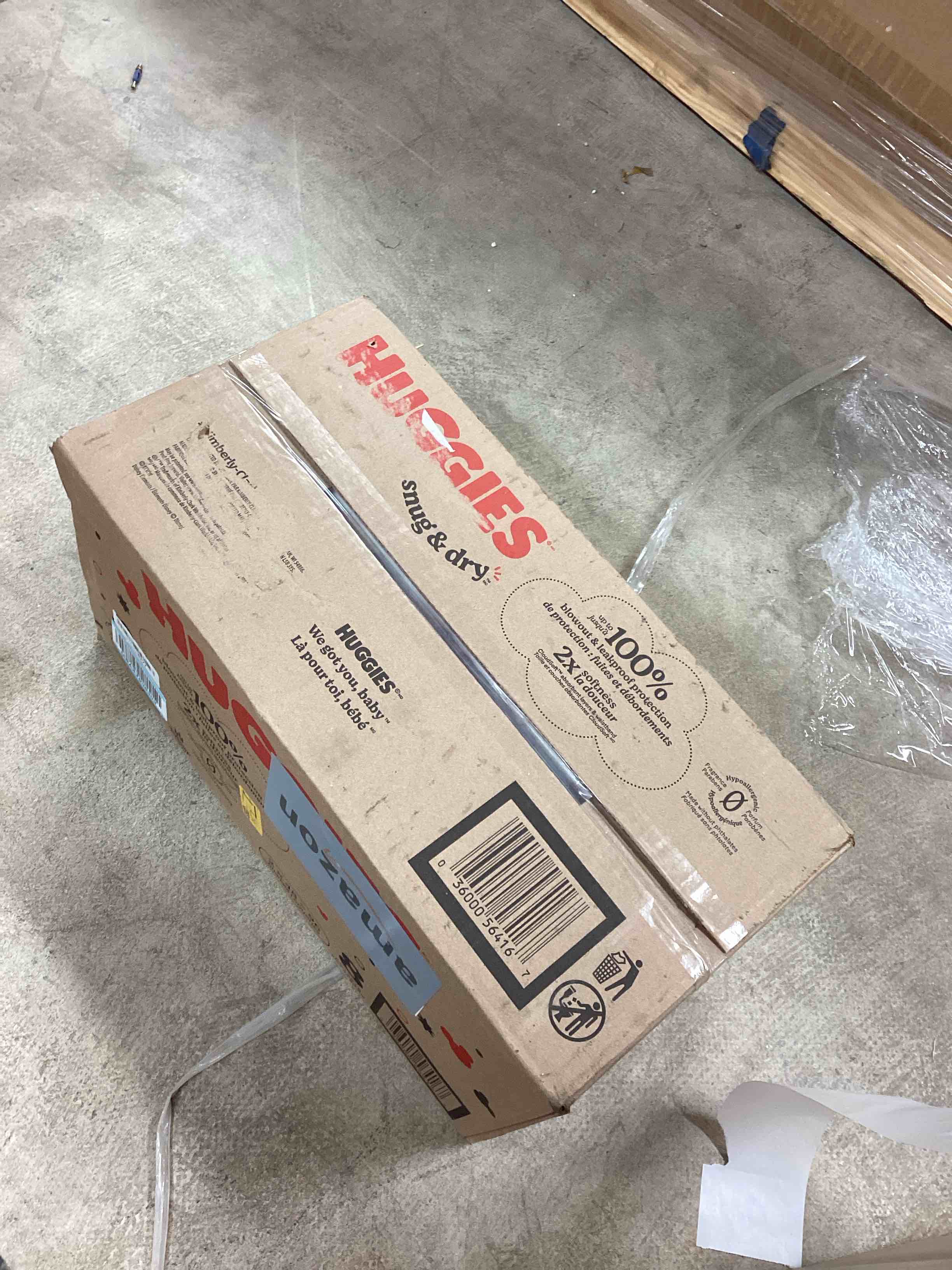 Condition photo showing New/Like New for Huggies Size 8 Diapers, Snug & Dry Baby Diapers, Size 8 (46+ lbs), 96 Count (2 Packs of 48), Packaging May Vary
