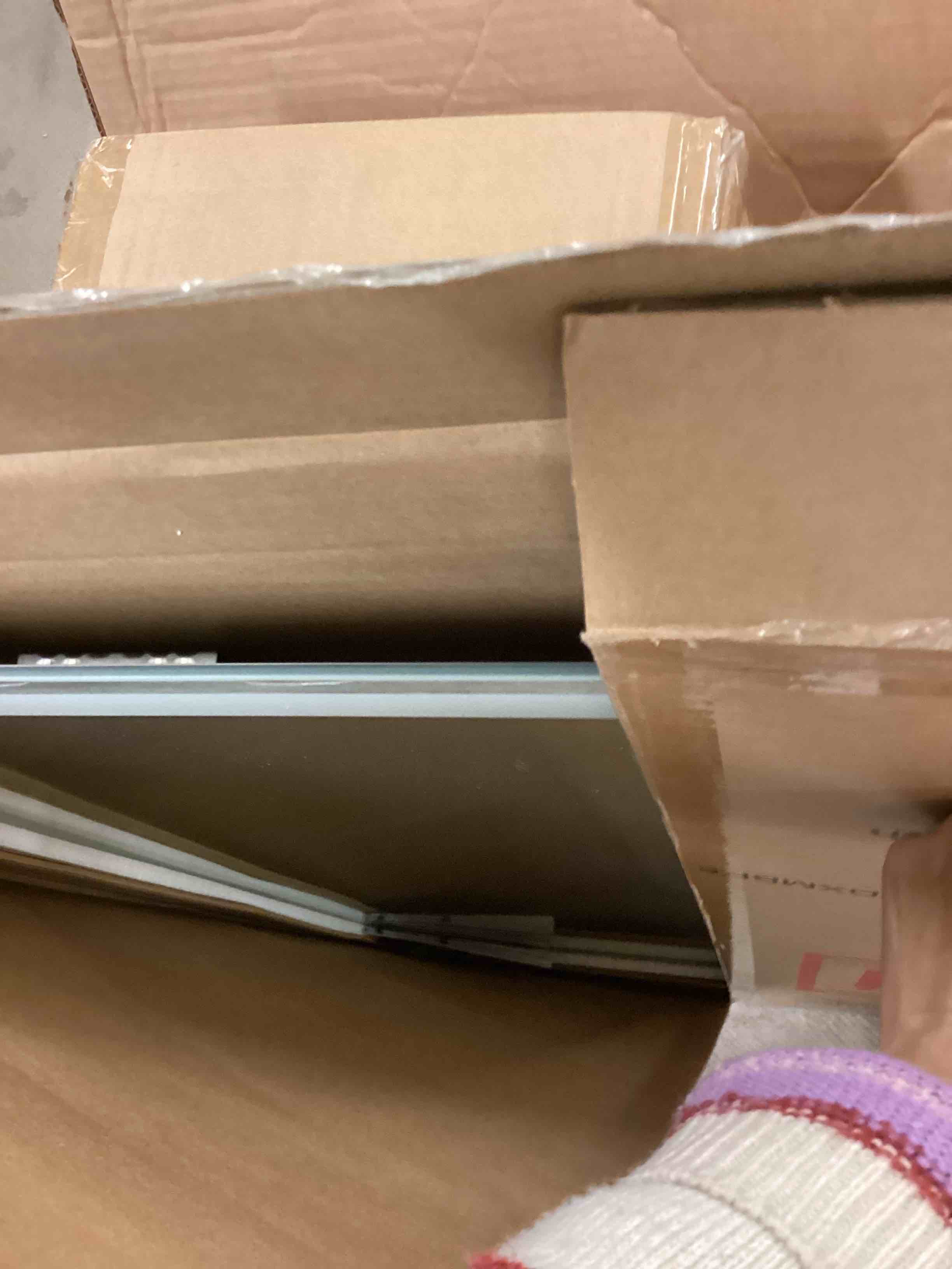 Condition photo showing Good Condition for SBAGNO 24x32 LED-Bathroom-Mirror-with-Bluetooth, Dimmable-Lighted-Bathroom-Vanity-Mirror-with-3-Colors?Backlit + Front Lit, Memory Function, Anti-Fog, Tempered Glass, Horizontal/Vertical 32"L x 24"W