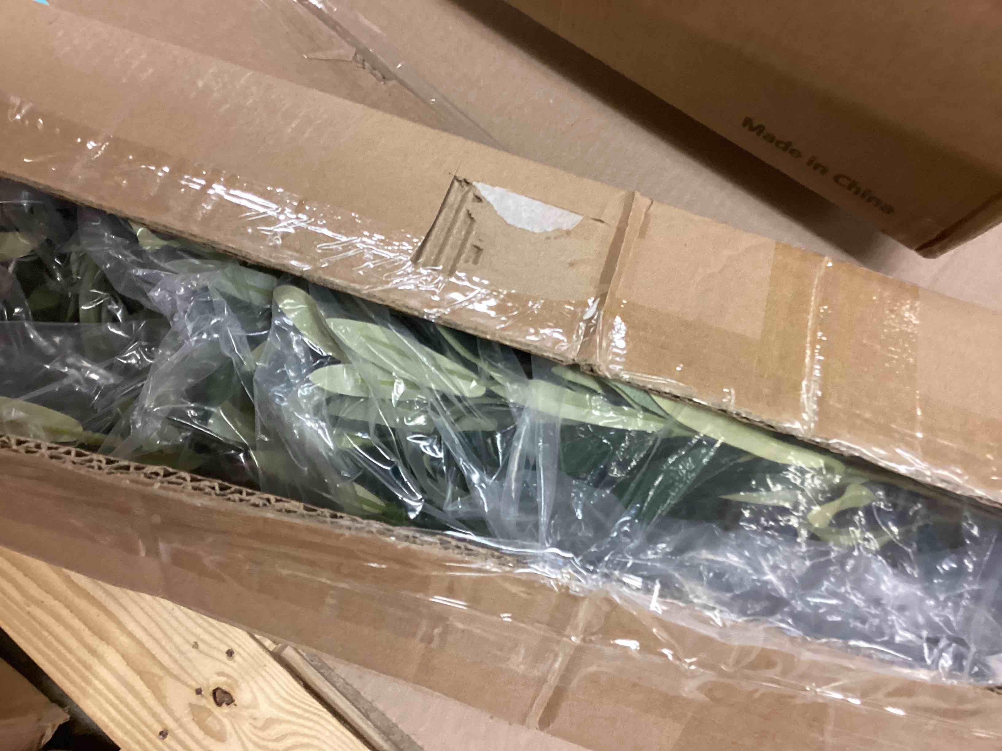 Condition photo showing Good Condition for Bellacat Faux Olive Tree 6ft?Olive Trees Artificial Indoor with Natural Wood Trunk and Realistic Leaves and Fruits. 6 Feet(72in) Fake Olive Tree for Home House Office Décor. 1 6ft