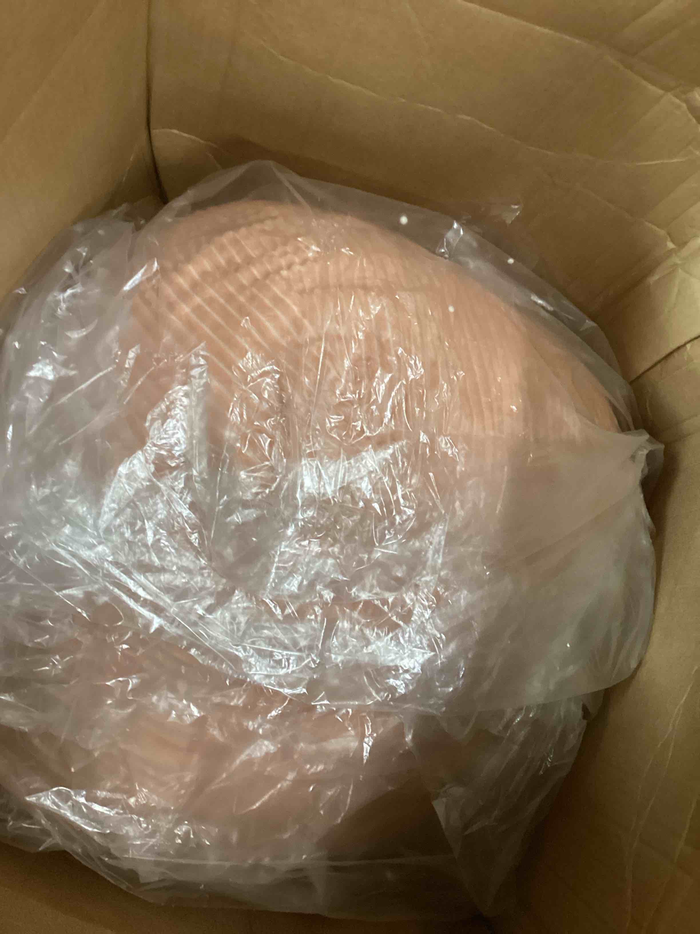 Condition photo showing Good Condition for Classic Bean Bag Chair, with Faux Rabbit Fur Cover for Teens and Kids, Memory Foam Bean Bag Chairs, Ultra Soft Faux Fur Fabric, 2.5 feet Round Fluffy Bean Bag Sofa 2.5Foot Dusty Pink