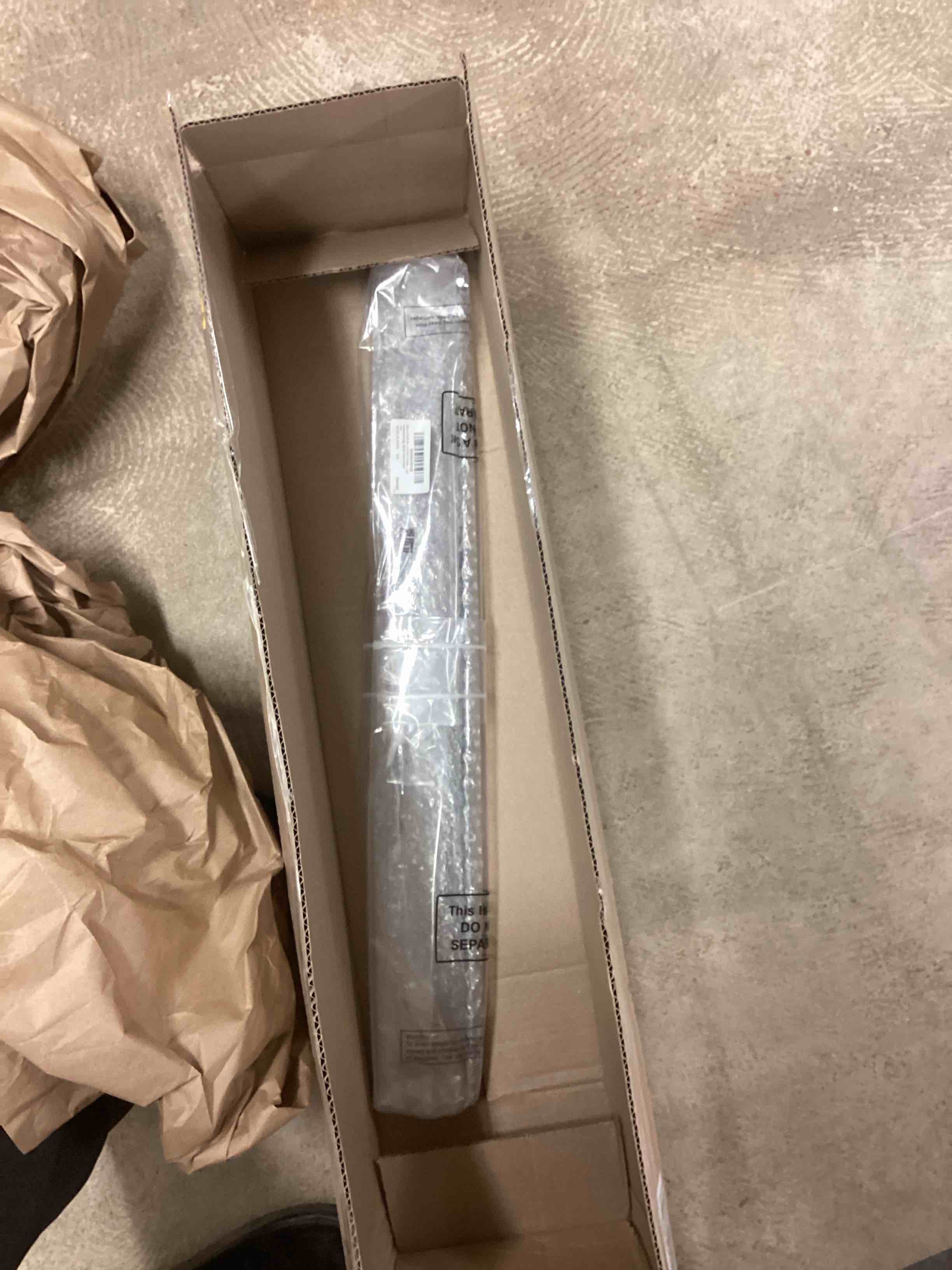 Condition photo showing New/Like New for Blulu 2 Pcs 24" L X 2" W C Channel Steel Support Metal Support Bracing Hidden C Bracket for Table Top Live Edge Slab Woodworking, Black Coat Finish 24"L X 2"W 2