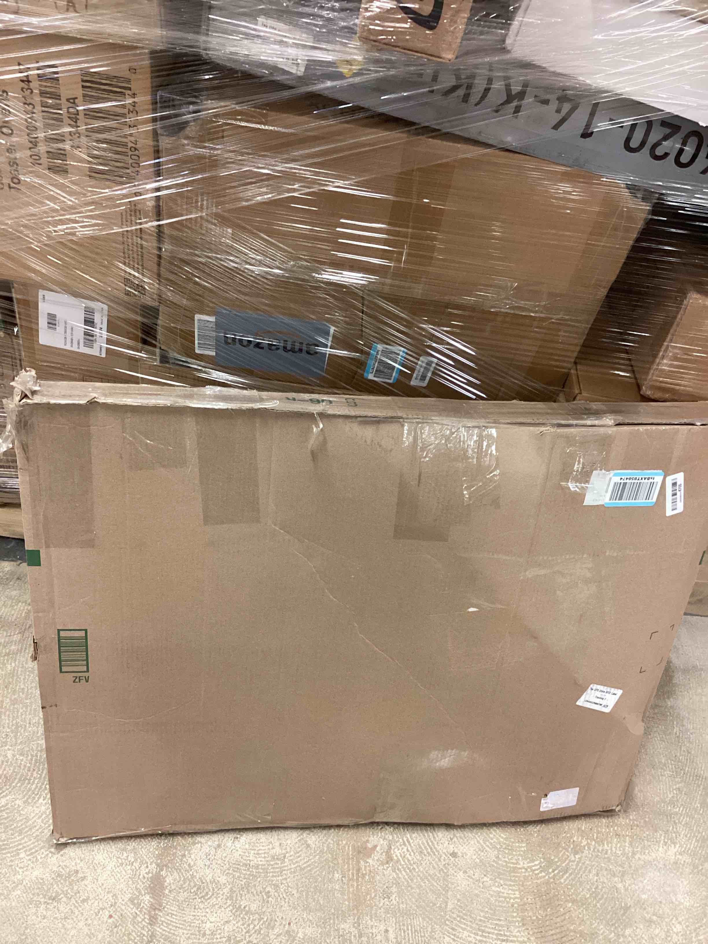 Condition photo showing As Is for American Flag Display Case - Military Shadow Box with Polished Plexiglass for 5'x9.5' Folded Flag