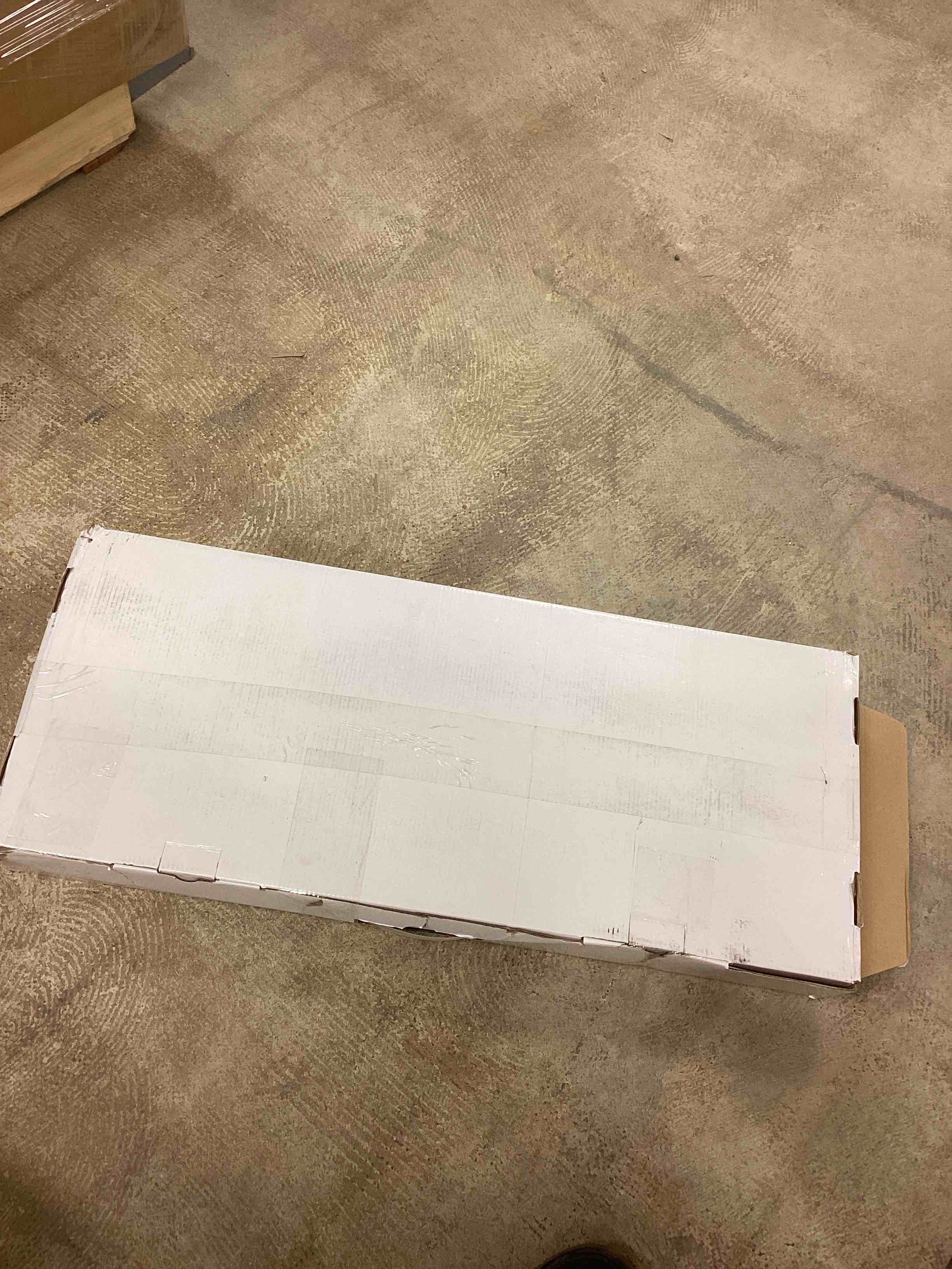 Condition photo showing New/Like New for Hoimpro Tub Filler Freestanding Bathtub Faucet Matte Black Floor Mount Tub Faucet Waterfall Free Standing Bathtub Filler High Flow Brass Bath Shower Faucets with Handheld Sprayer