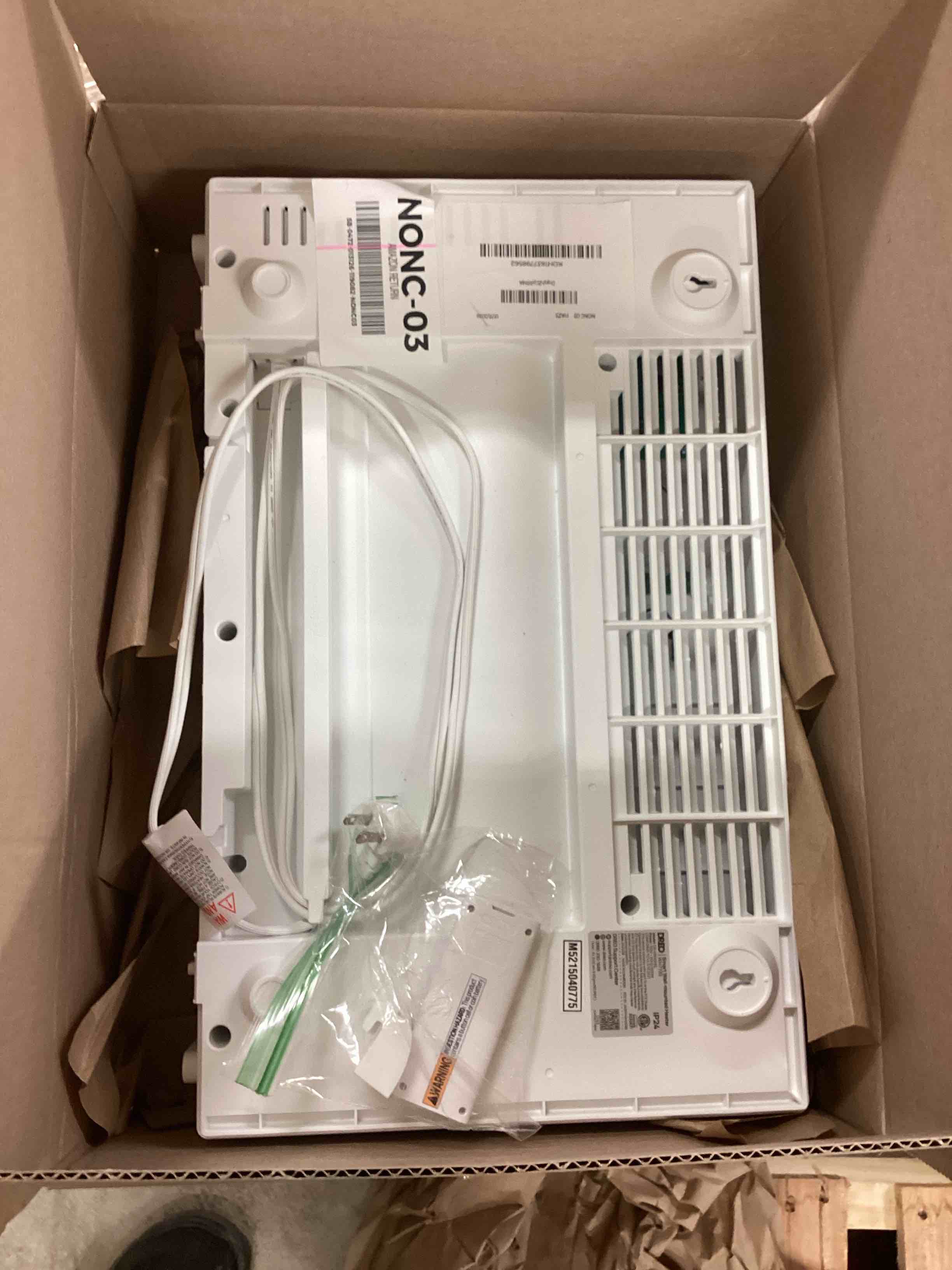 Condition photo showing Good Condition for Dreo Smart Wall Heater, Electric Space Heater for Bedroom 1500W, 120° Vertical Oscillation, Adjustable Thermostat, Remote Control, 24H Timer, Easy-Mount Heater for Indoor Use, Works with Alexa, WH719S White Standard