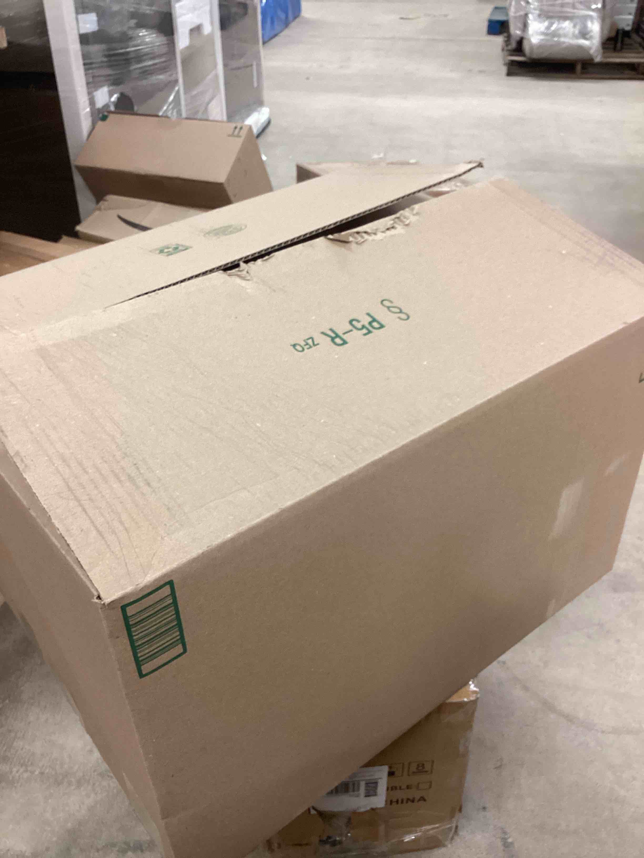 Condition photo showing New/Like New for primebox Plastic Food Storage 4 Pack Clear Container Bin with Handles for Organizing Kitchen, Pantry, Refrigerator, Freezer, Pantry, Cabinet, Closet, Bathroom. 16”x6”x5” 4 16x6x5