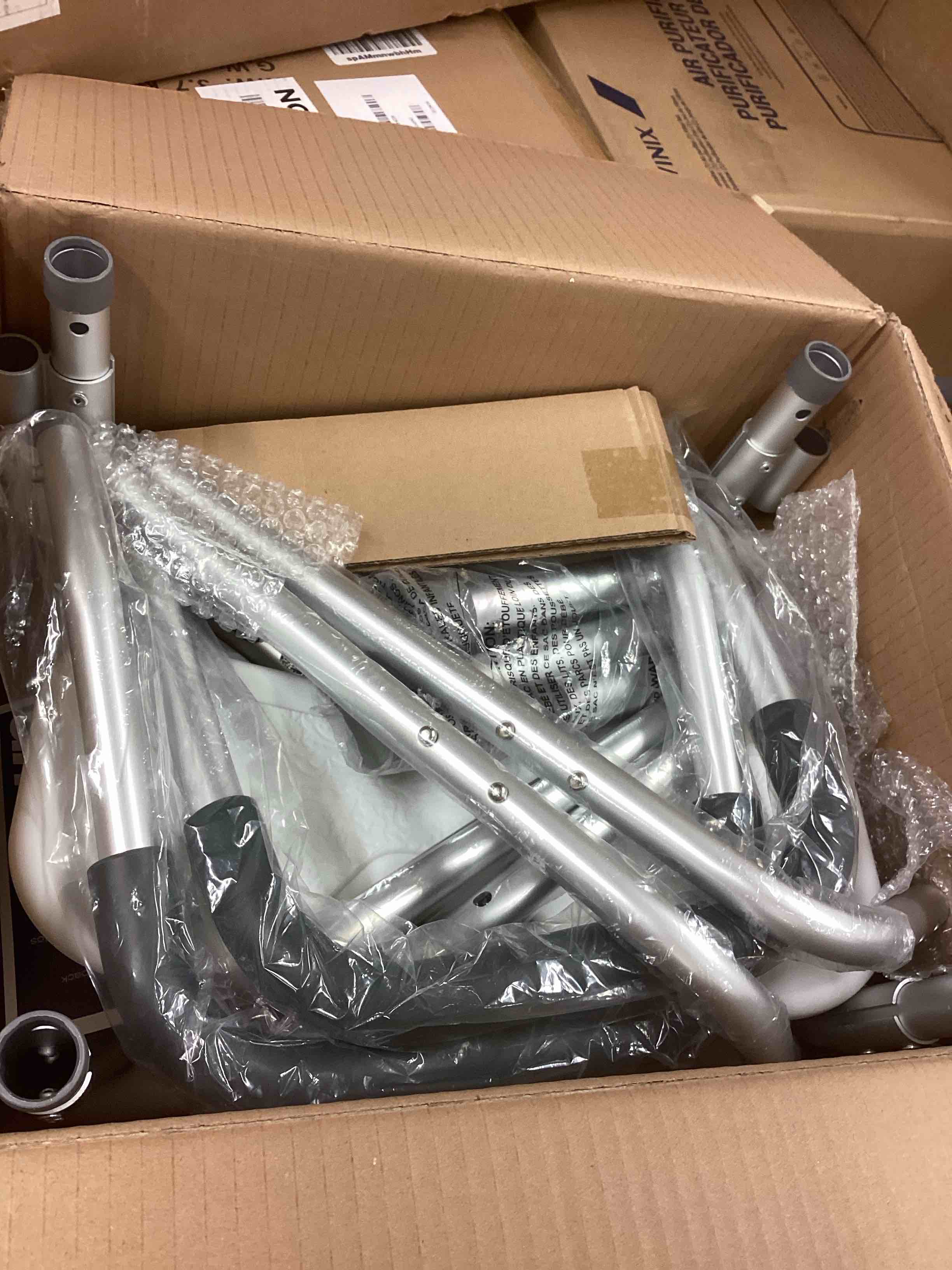 Condition photo showing New/Like New for Bath SafetyBenches/Stools Product Description: KD Bath Bench w/Back & Padded Arm,1/ea