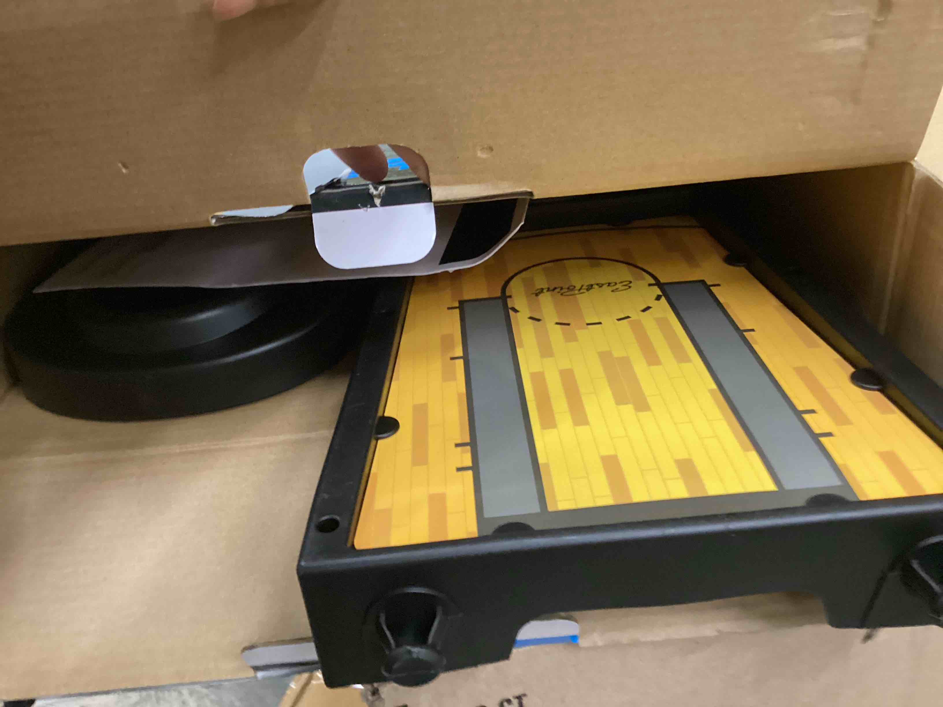 Condition photo showing Good Condition for Electronic Tabletop Movin' Hoops Mini Arcade Basketball Game by EastPoint