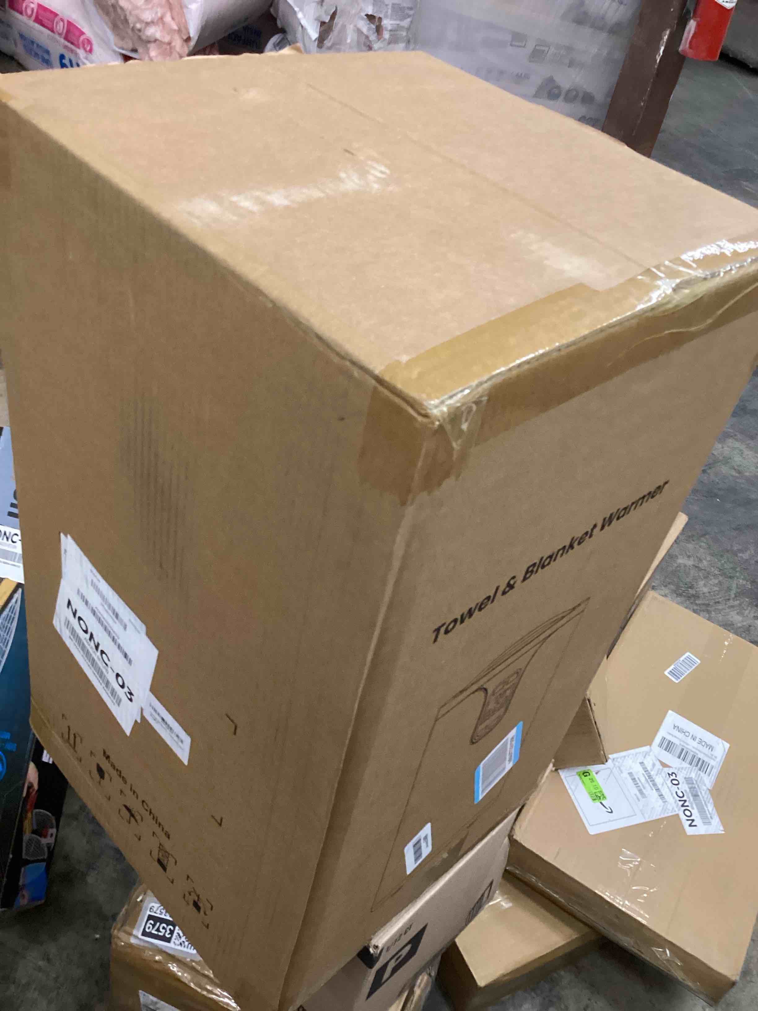 Condition photo showing New/Like New for Towel Warmer, 20L Hot Towel Warmers for Bathroom with 24H Timer, Temperature Adjustable, LED Display, Auto Shut Off, Even Heated for Oversized Towels, Bathrobes, Blankets