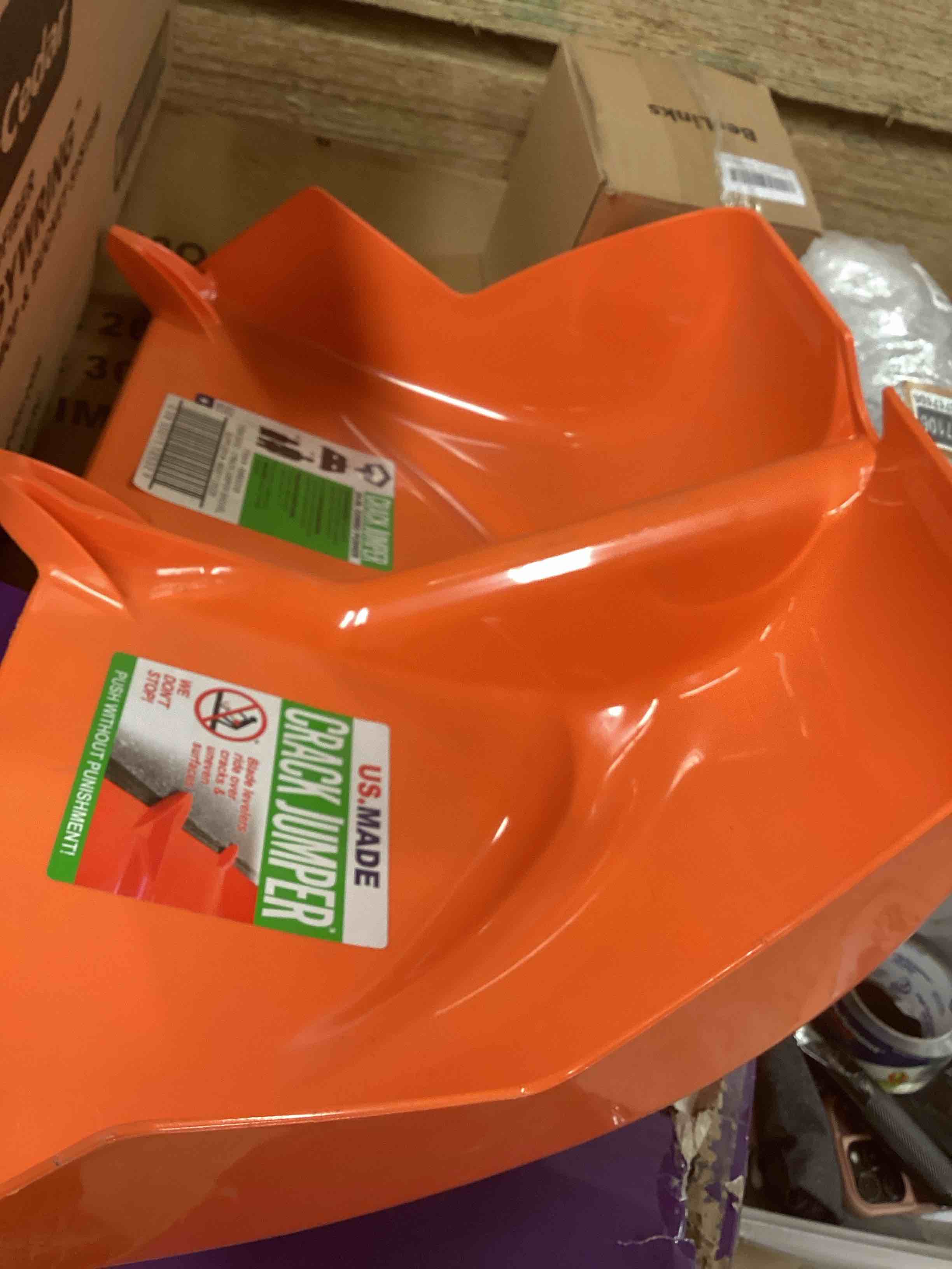 Condition photo showing As Is for crack jumper 24 in. combo pusher